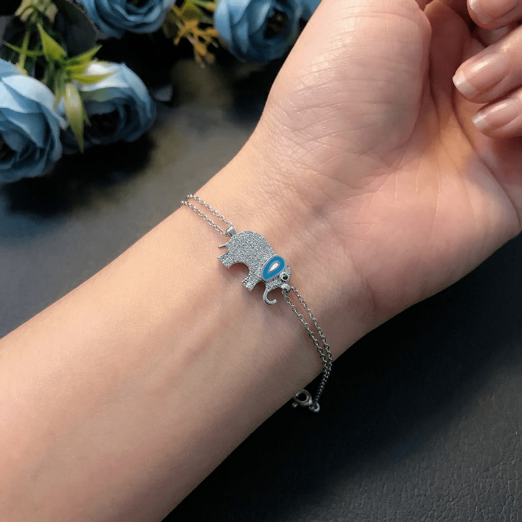 Elephant 925 Sterling Silver Bracelet - Etna Gift