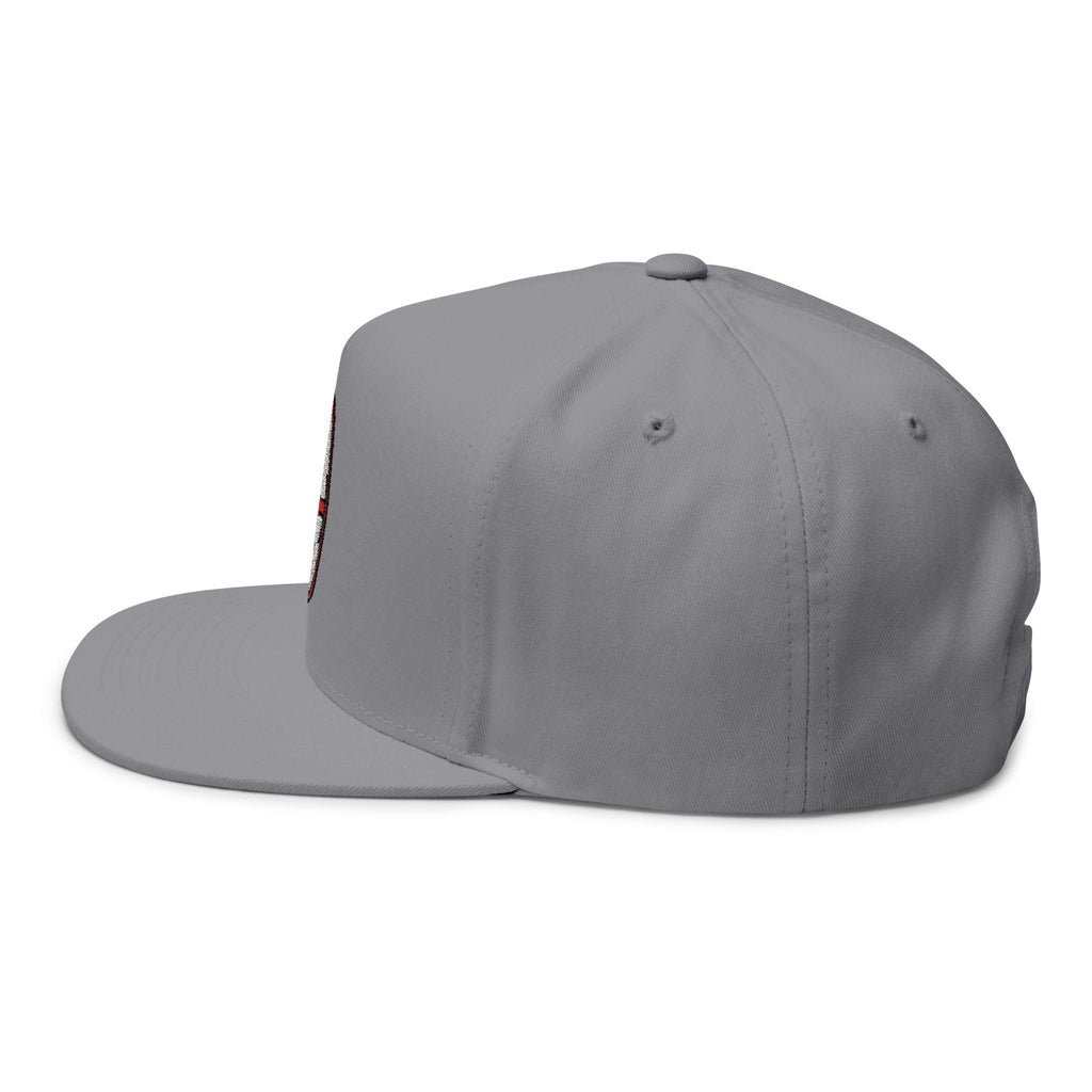 Embroidered Flat Bill Cap AC Milan Crest Snapback - Etna Gift