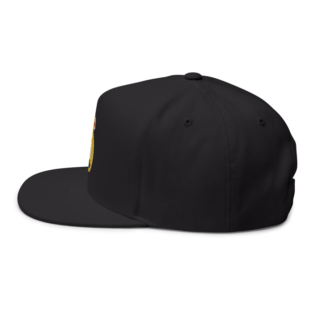 Embroidered Flat Bill Cap Real Madrid Crest Snapback - Etna Gift