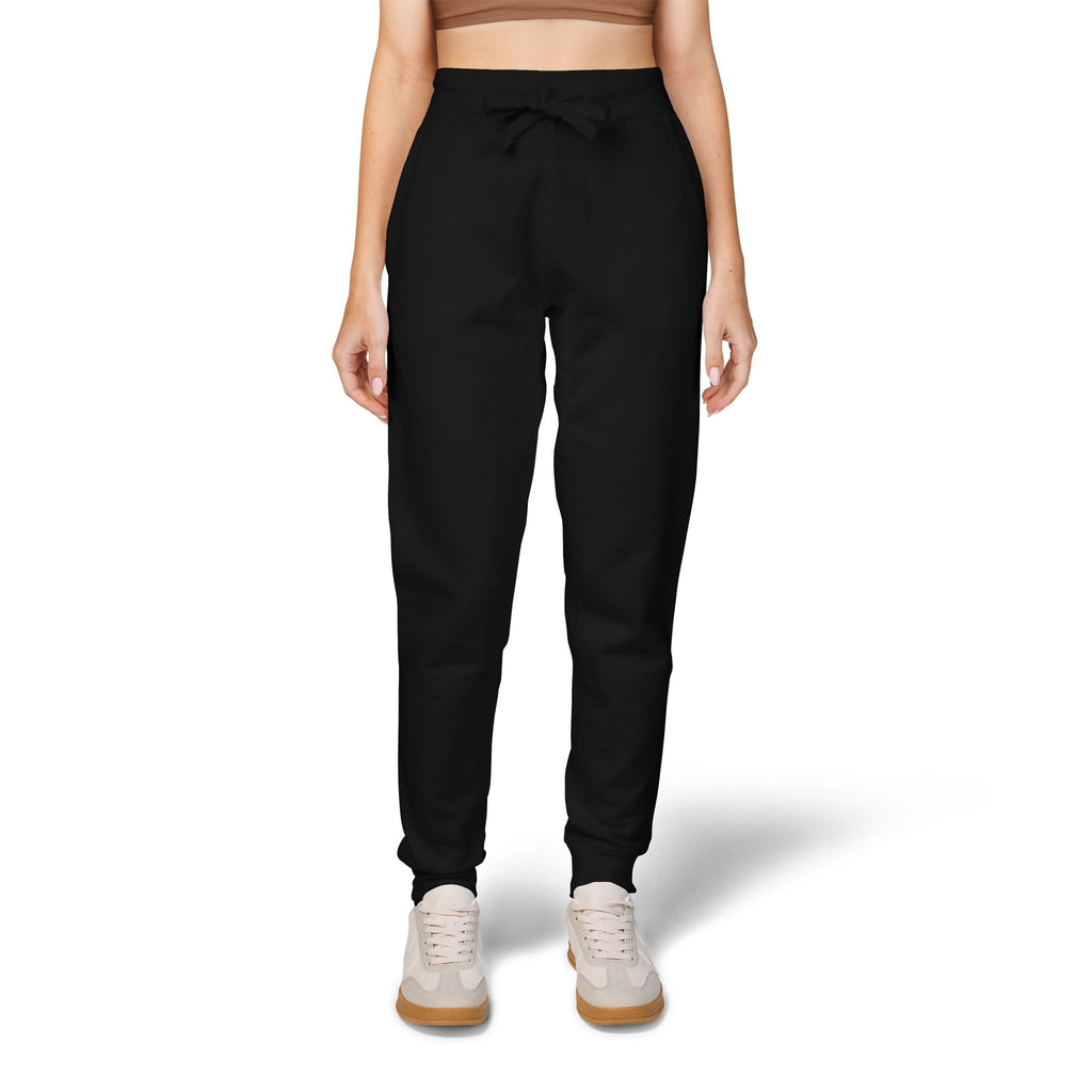 Embroidered Fleece Sweatpants Cozy Joggers with Subtle Stitching - Etna Gift