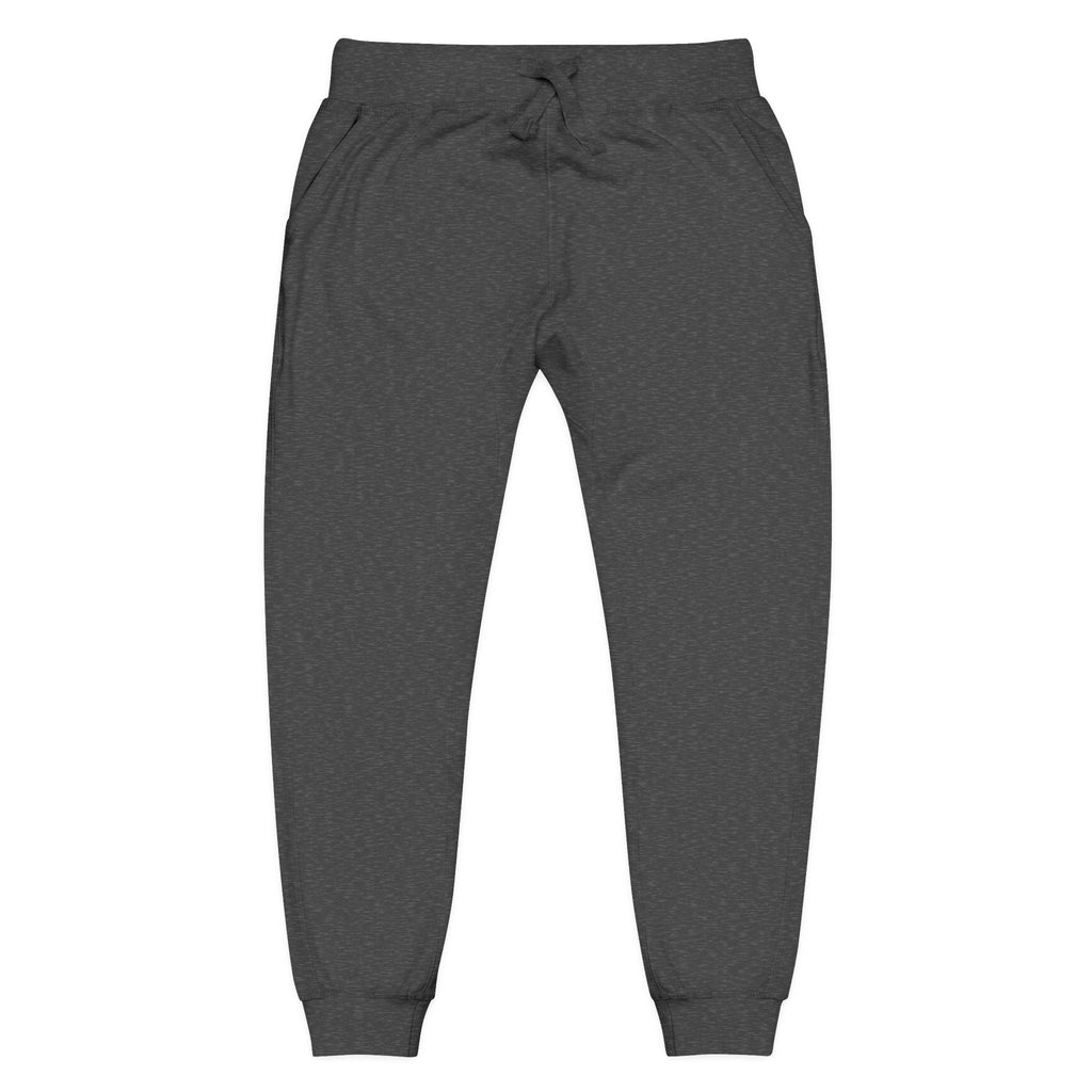 Embroidered Fleece Sweatpants Cozy Joggers with Subtle Stitching - Etna Gift