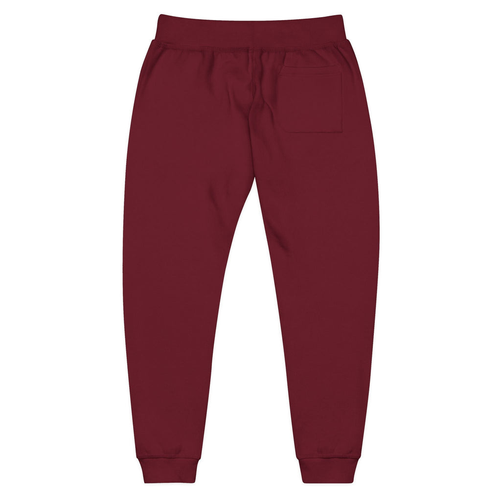 Embroidered Fleece Sweatpants Cozy Joggers with Subtle Stitching - Etna Gift