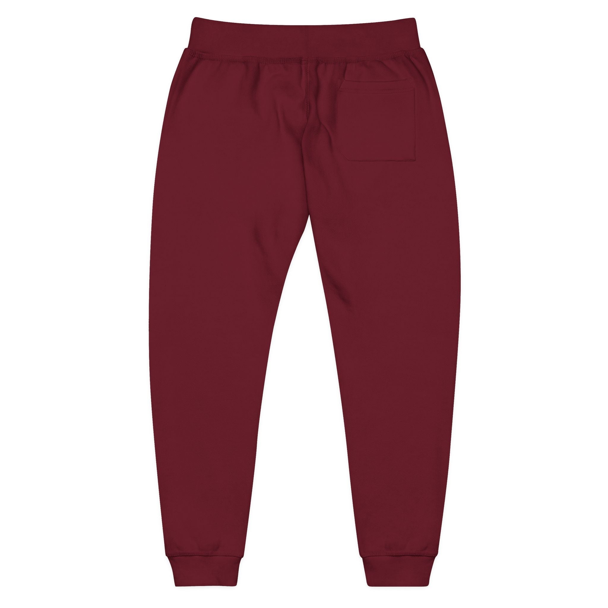 Embroidered Fleece Sweatpants Cozy Joggers with Subtle Stitching - Etna Gift
