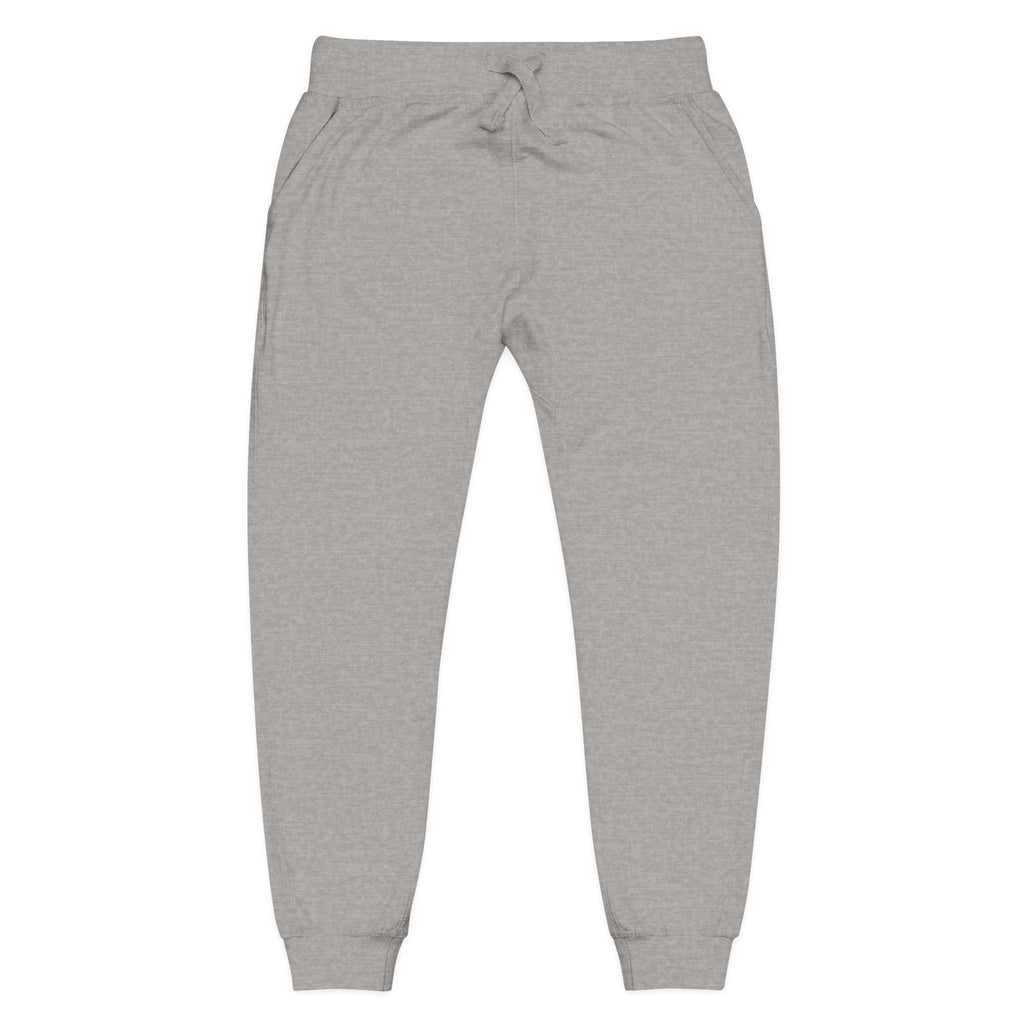 Embroidered Fleece Sweatpants Cozy Joggers with Subtle Stitching - Etna Gift