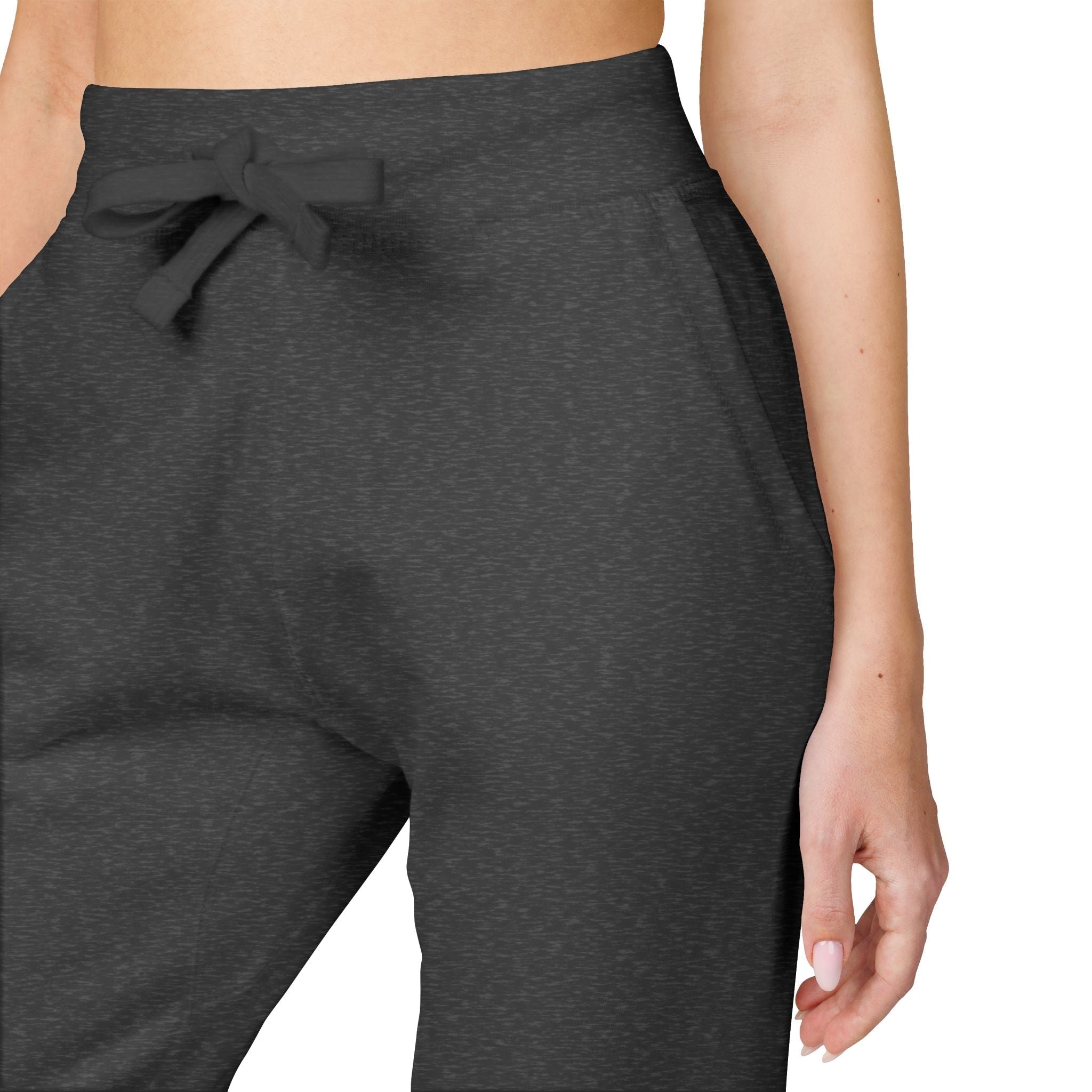 Embroidered Fleece Sweatpants Cozy Joggers with Subtle Stitching - Etna Gift