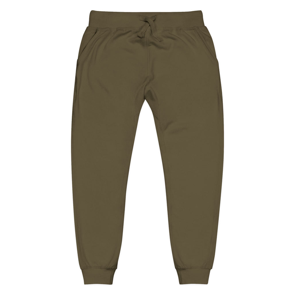 Embroidered Fleece Sweatpants Cozy Joggers with Subtle Stitching - Etna Gift