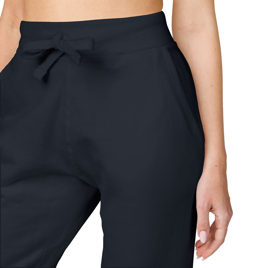 Embroidered Fleece Sweatpants Cozy Joggers with Subtle Stitching - Etna Gift