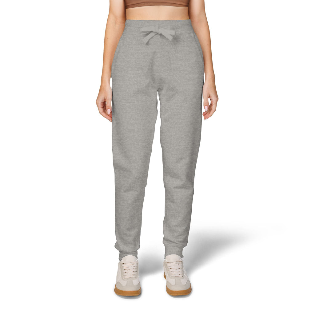 Embroidered Fleece Sweatpants Cozy Joggers with Subtle Stitching - Etna Gift