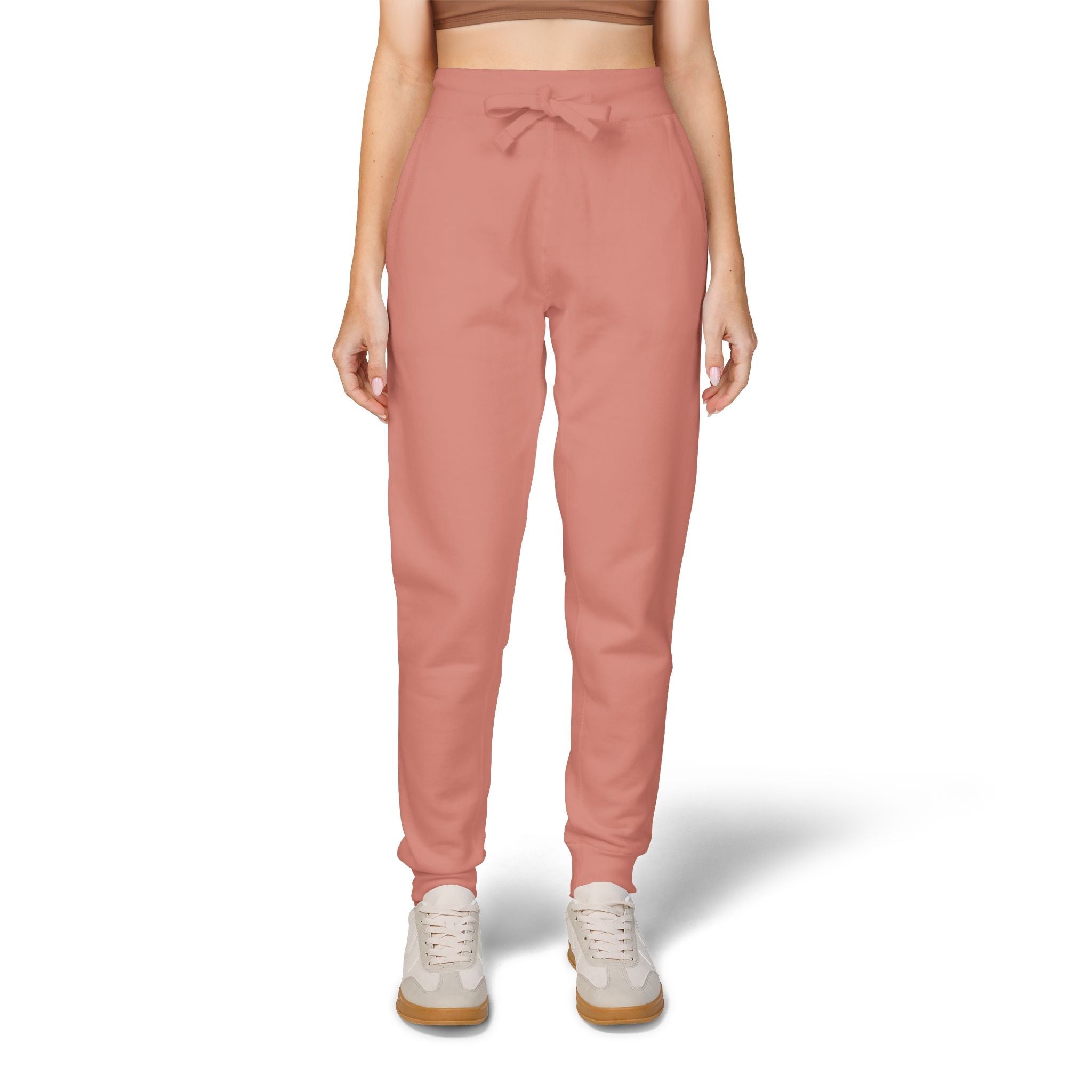 Embroidered Fleece Sweatpants Cozy Joggers with Subtle Stitching - Etna Gift