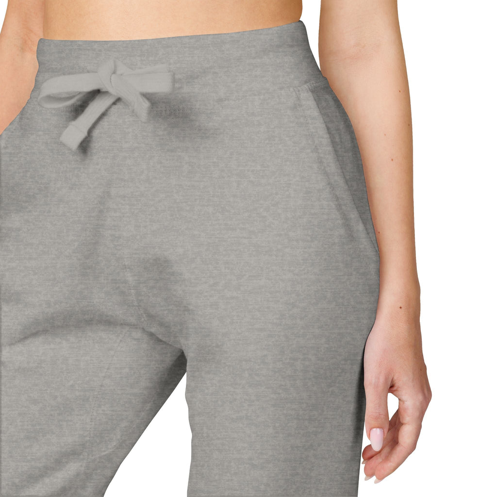 Embroidered Fleece Sweatpants Cozy Joggers with Subtle Stitching - Etna Gift