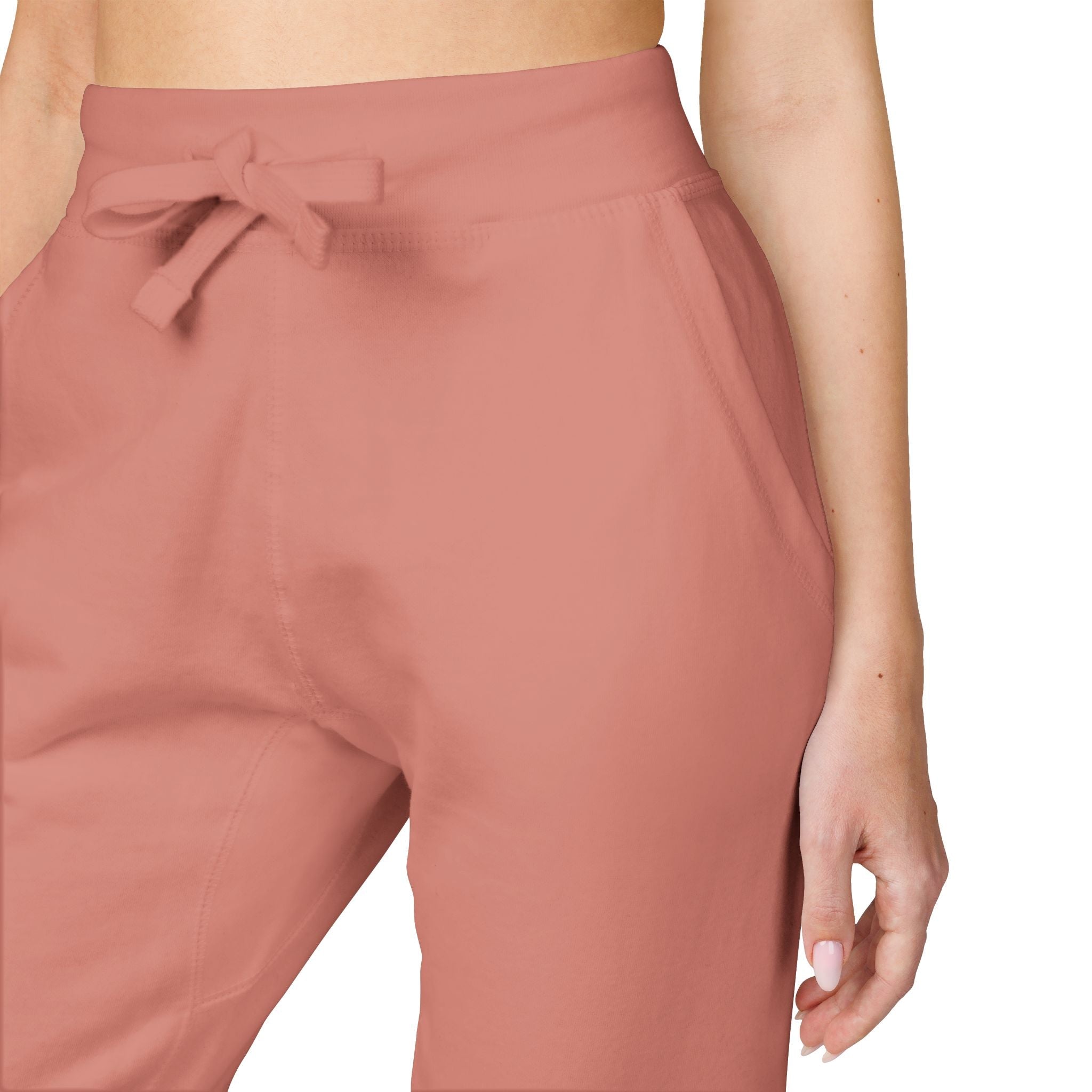 Embroidered Fleece Sweatpants Cozy Joggers with Subtle Stitching - Etna Gift