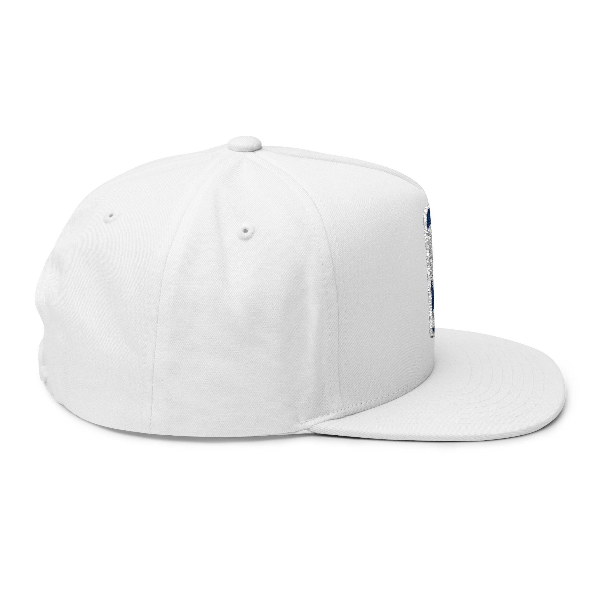 Embroidered NBA Logo Flat Bill Cap Snapback Basketball Hat - Etna Gift