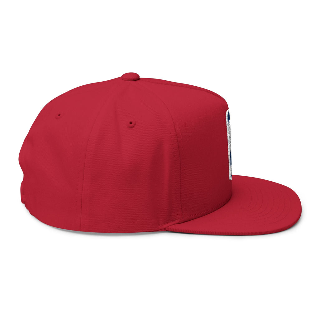 Embroidered NBA Logo Flat Bill Cap Snapback Basketball Hat - Etna Gift