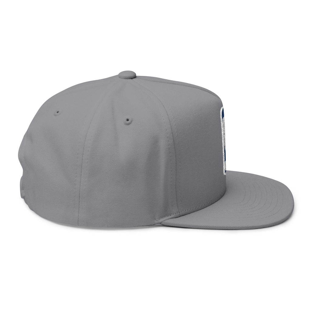 Embroidered NBA Logo Flat Bill Cap Snapback Basketball Hat - Etna Gift