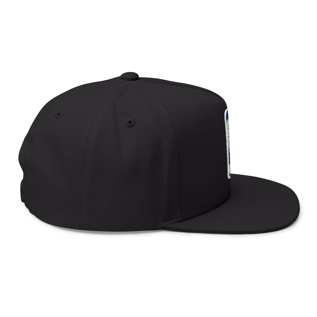 Embroidered NBA Logo Flat Bill Cap Snapback Basketball Hat - Etna Gift
