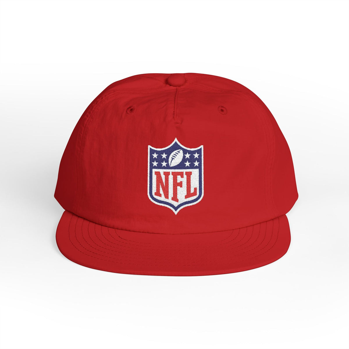 Embroidered NFL Shield Flat Bill Cap — Snapback Football Hat - Etna Gift