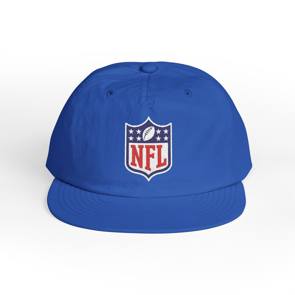 Embroidered NFL Shield Flat Bill Cap — Snapback Football Hat - Etna Gift