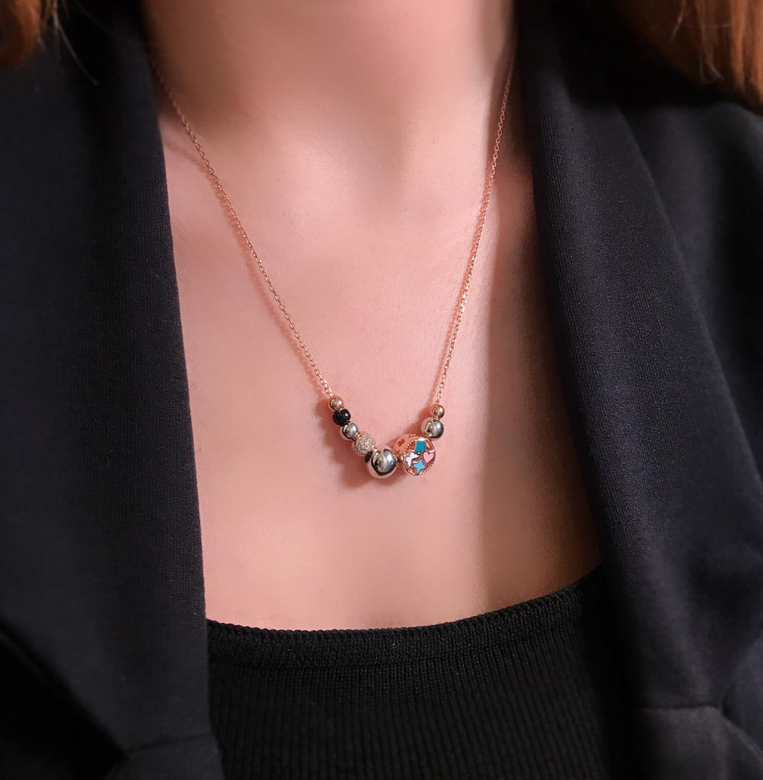 Etna luck necklace 925 sterling silver luck necklace - Etna Gift