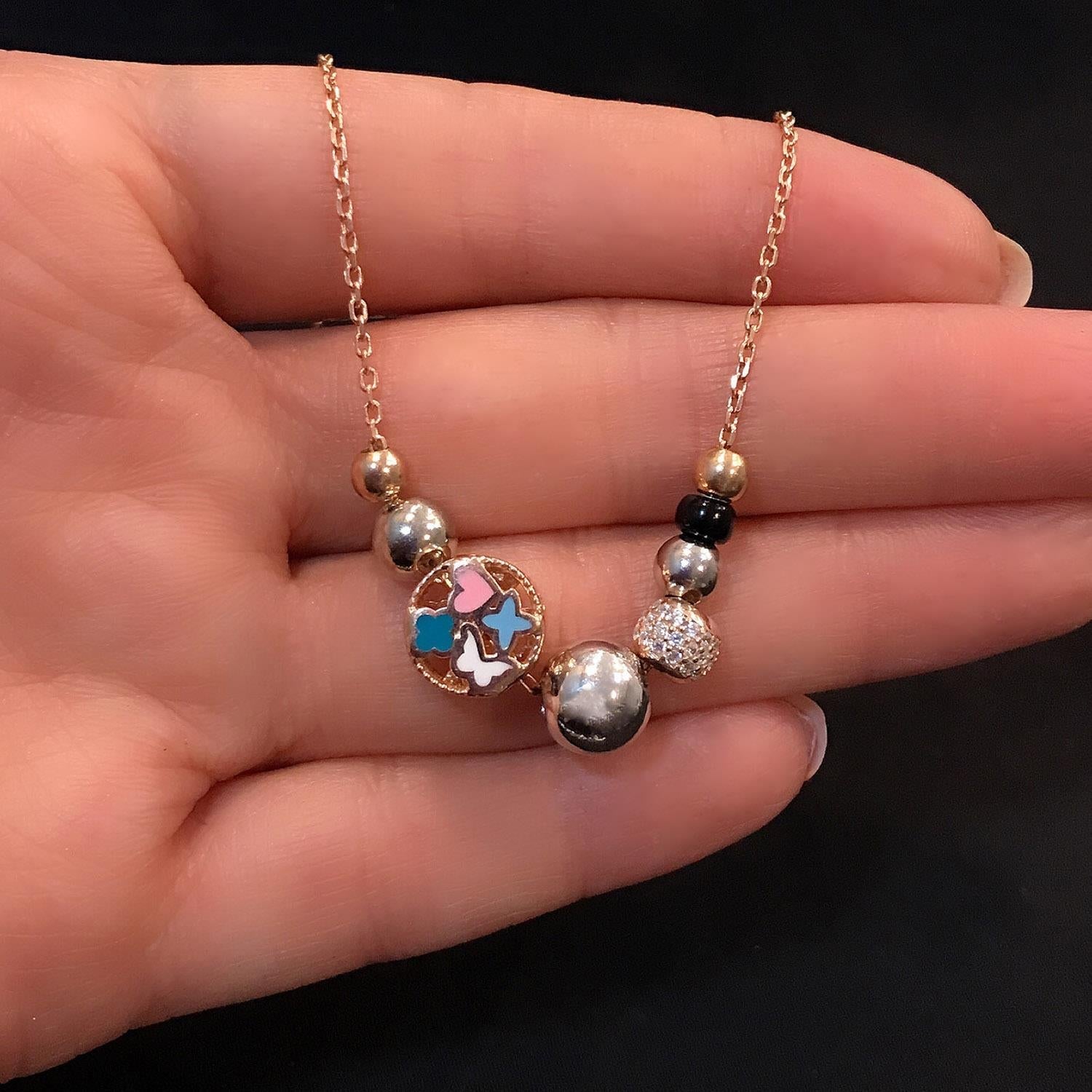 Etna luck necklace 925 sterling silver luck necklace - Etna Gift