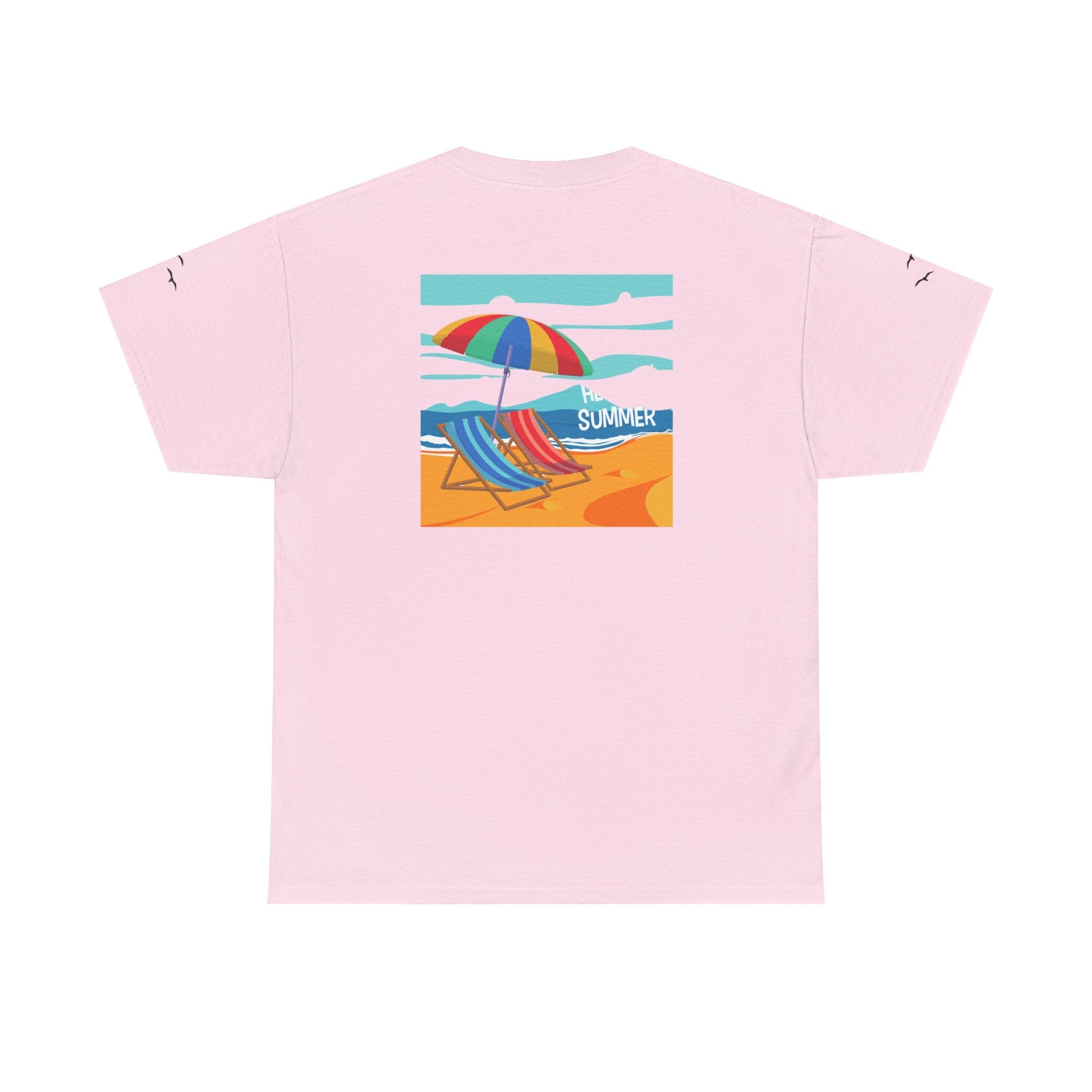 Fairfield Beach Unisex Heavy Cotton Tee, Comfortable Casual T-Shirt, Summer Vibe Shirt, Gifts for Beach Lovers, Relaxed Fit Tee - Etna Gift