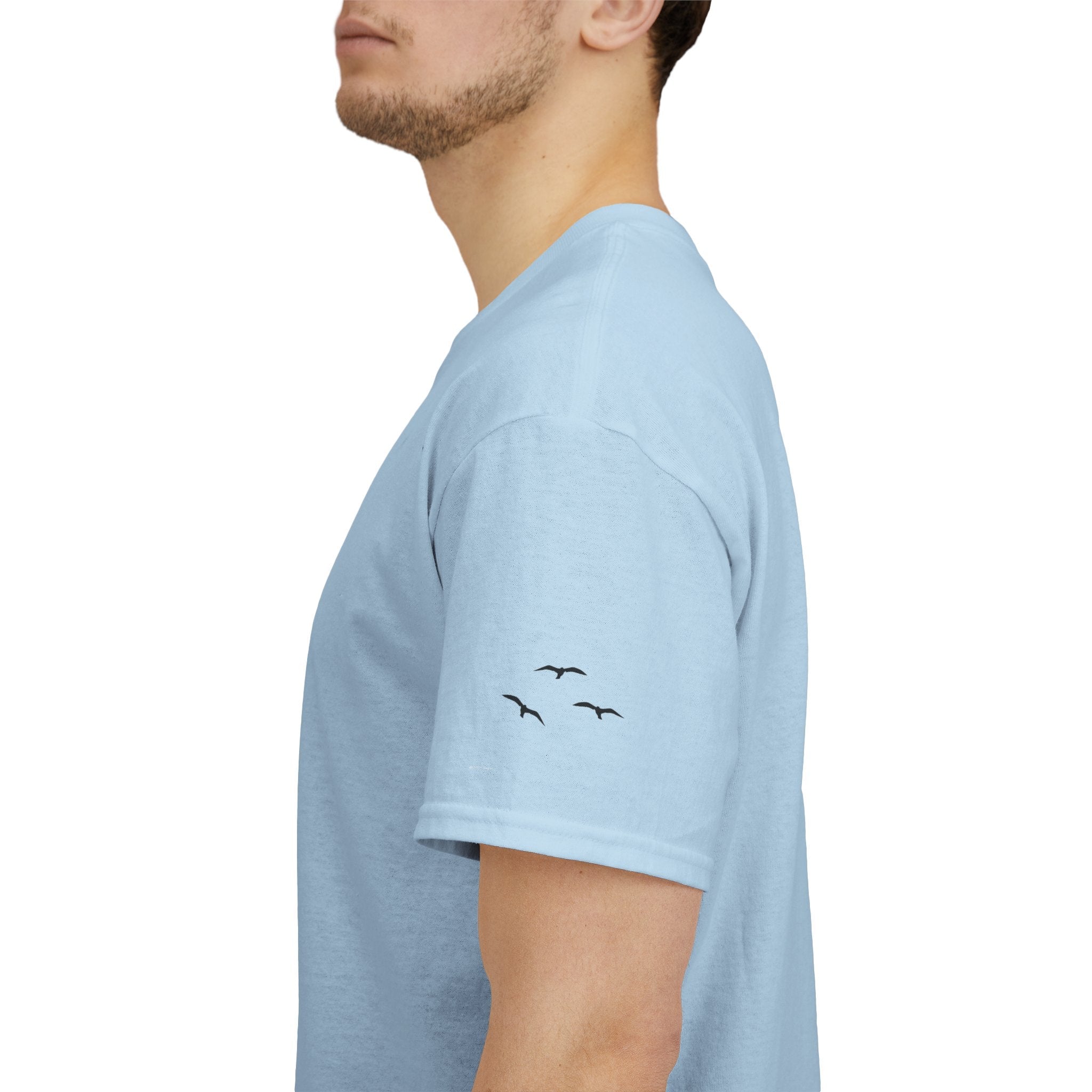 Fairfield Beach Unisex Heavy Cotton Tee, Comfortable Casual T-Shirt, Summer Vibe Shirt, Gifts for Beach Lovers, Relaxed Fit Tee - Etna Gift