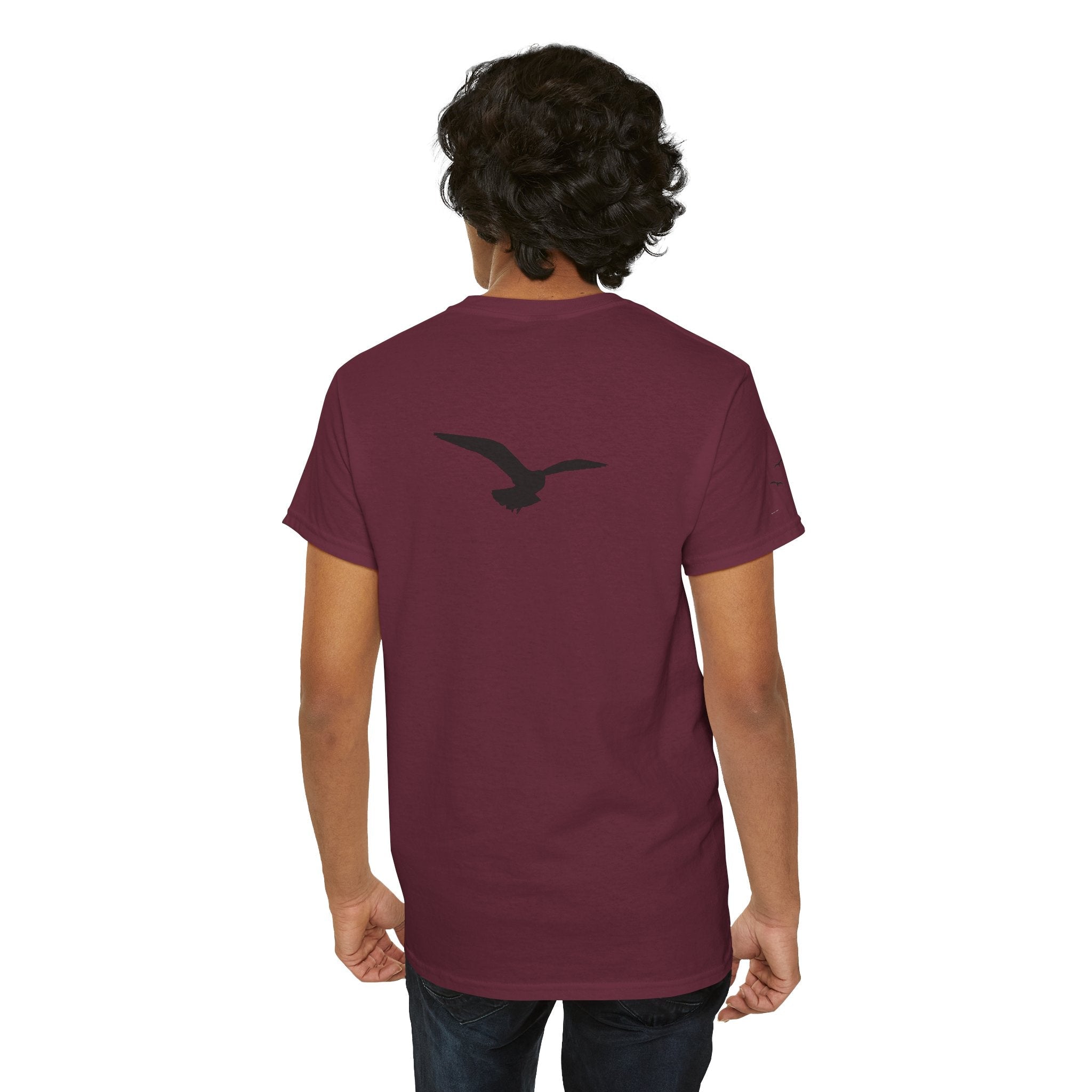 Fairfield Beach Unisex Heavy Cotton Tee, Comfortable Casual T-Shirt, Summer Vibe Shirt, Gifts for Beach Lovers, Relaxed Fit Tee - Etna Gift
