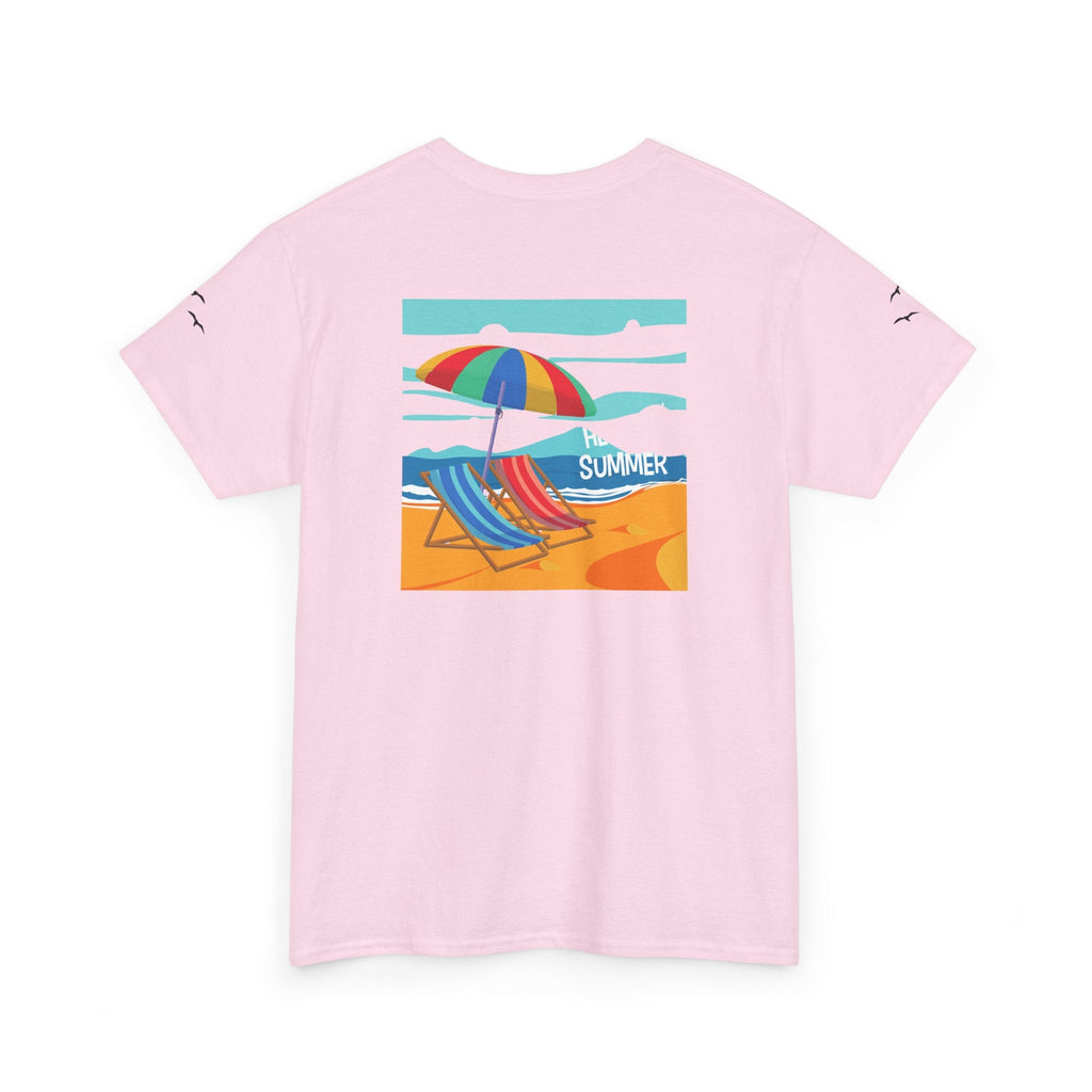 Fairfield Beach Unisex Heavy Cotton Tee, Comfortable Casual T-Shirt, Summer Vibe Shirt, Gifts for Beach Lovers, Relaxed Fit Tee - Etna Gift