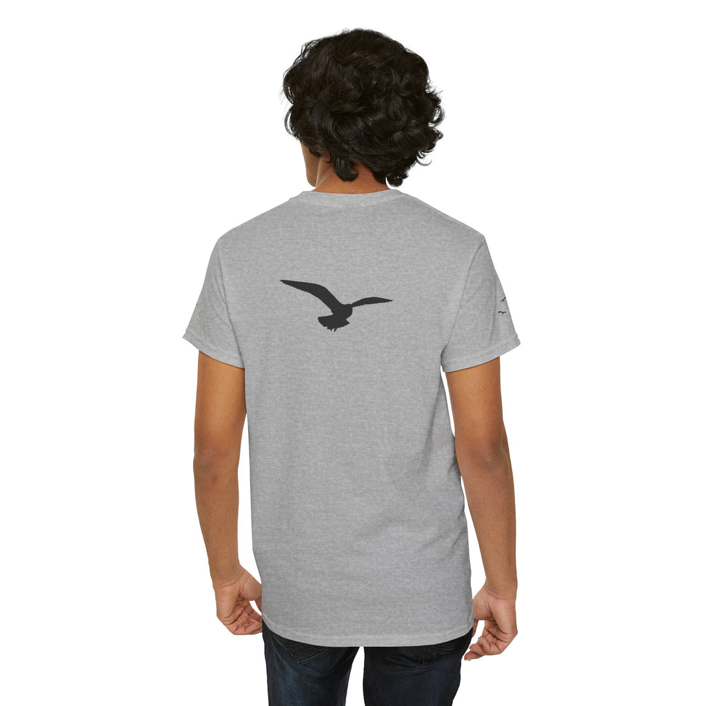 Fairfield Beach Unisex Heavy Cotton Tee, Comfortable Casual T-Shirt, Summer Vibe Shirt, Gifts for Beach Lovers, Relaxed Fit Tee - Etna Gift