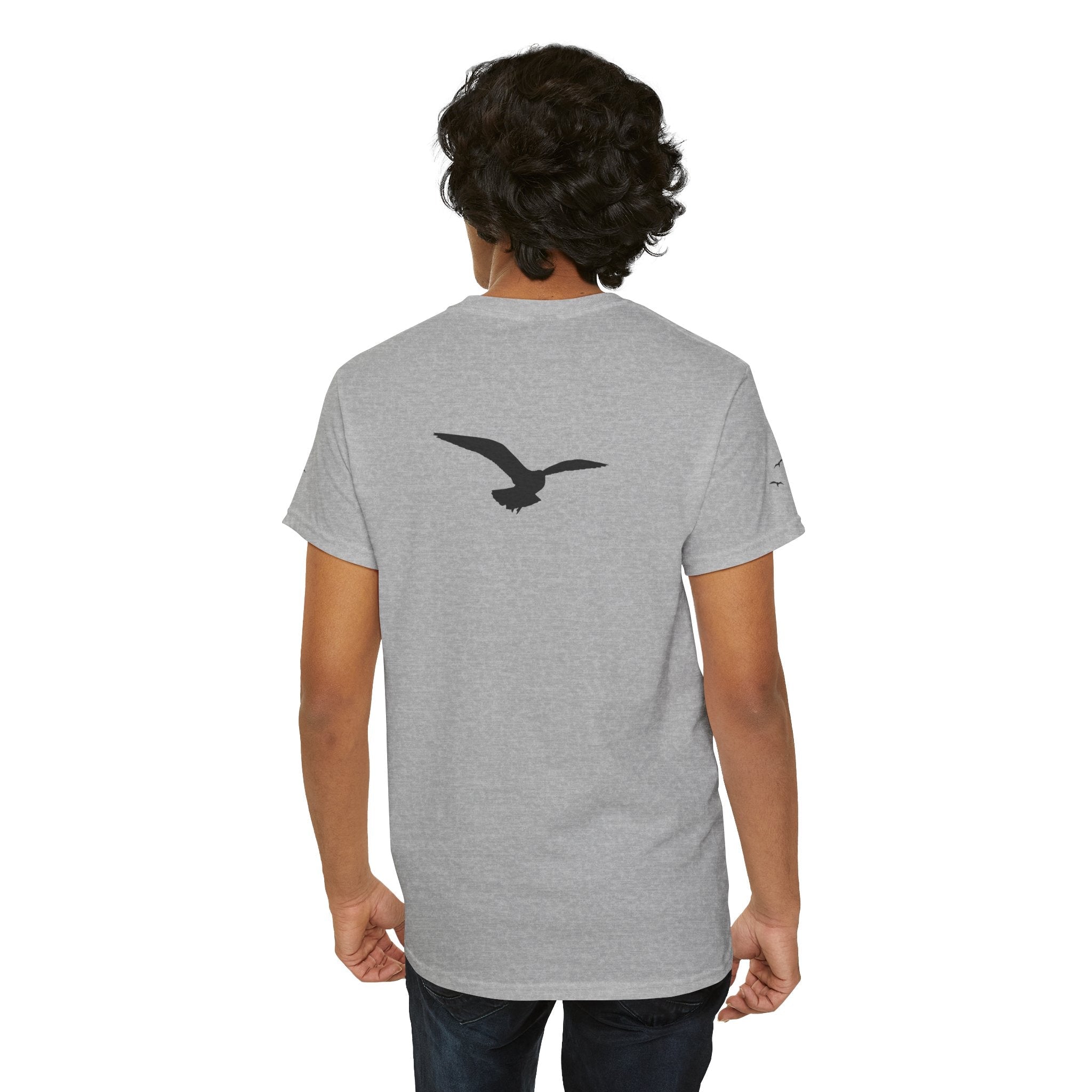 Fairfield Beach Unisex Heavy Cotton Tee, Comfortable Casual T-Shirt, Summer Vibe Shirt, Gifts for Beach Lovers, Relaxed Fit Tee - Etna Gift