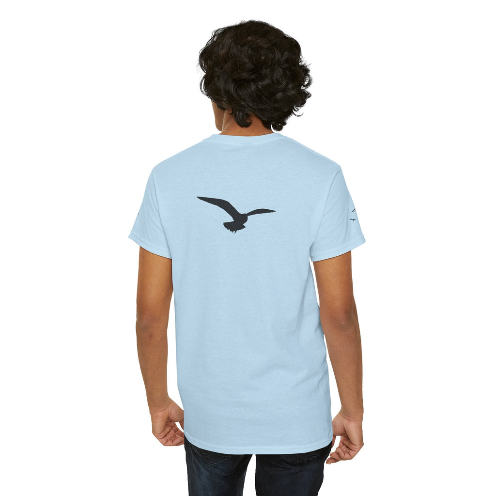 Fairfield Beach Unisex Heavy Cotton Tee, Comfortable Casual T-Shirt, Summer Vibe Shirt, Gifts for Beach Lovers, Relaxed Fit Tee - Etna Gift