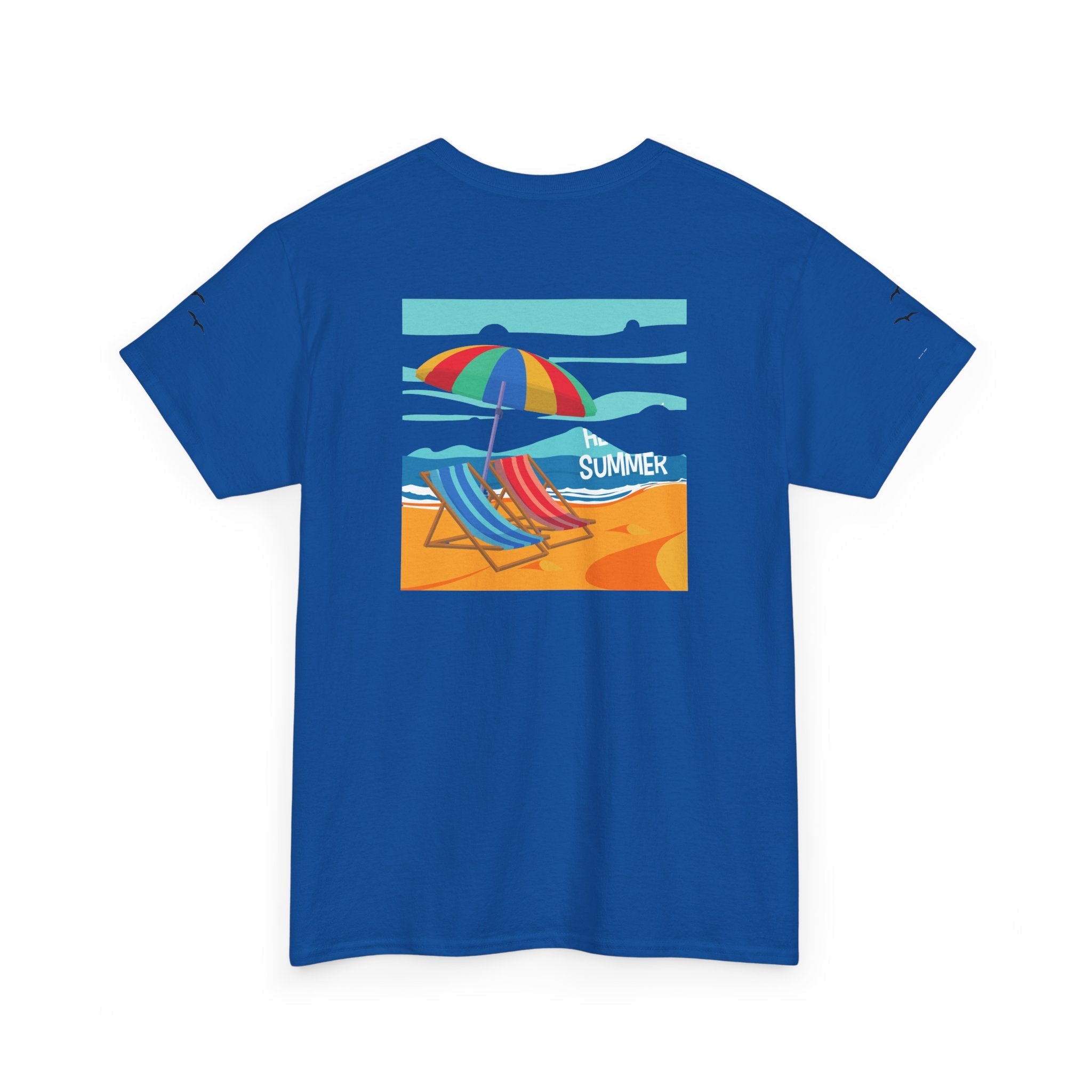 Fairfield Beach Unisex Heavy Cotton Tee, Comfortable Casual T-Shirt, Summer Vibe Shirt, Gifts for Beach Lovers, Relaxed Fit Tee - Etna Gift