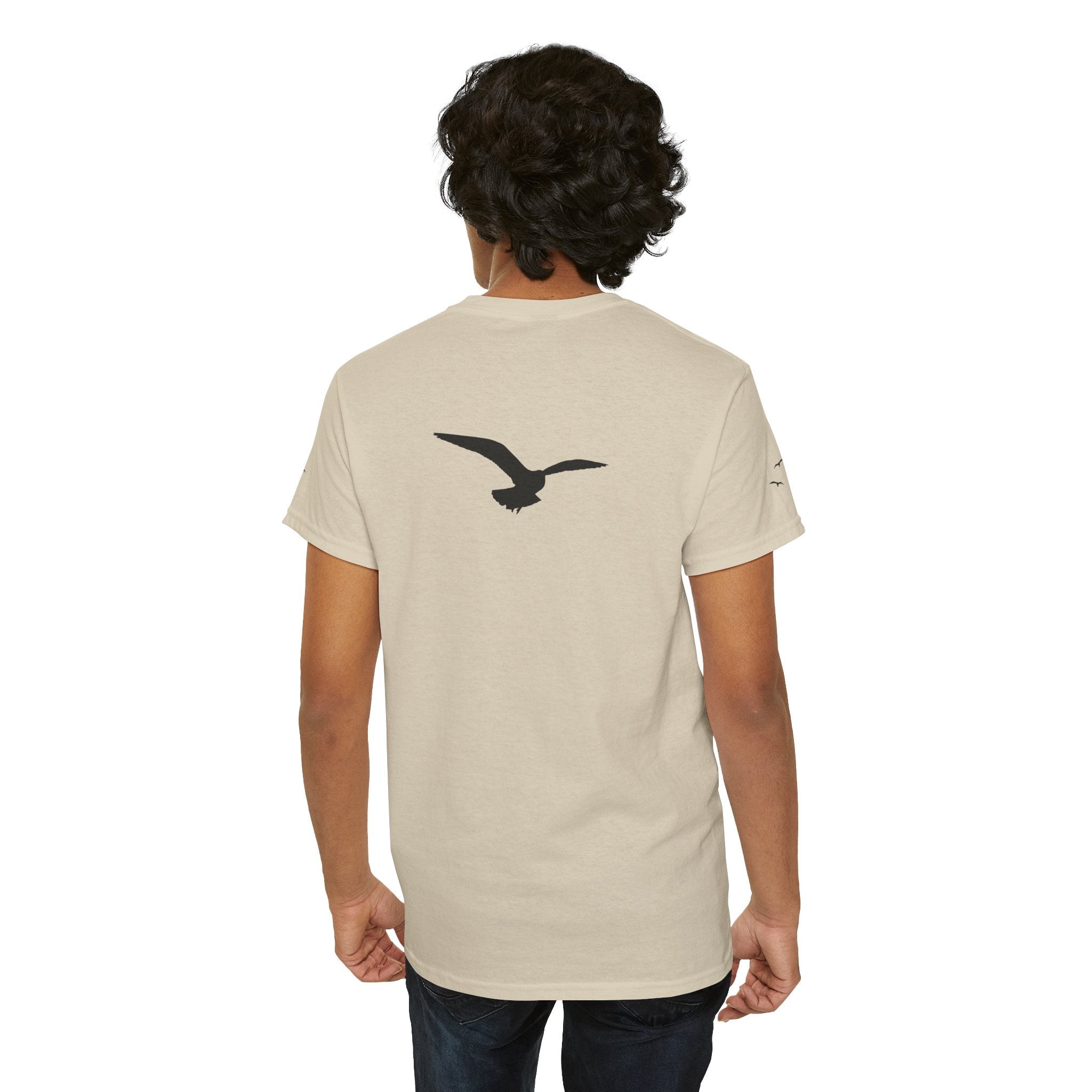 Fairfield Beach Unisex Heavy Cotton Tee, Comfortable Casual T-Shirt, Summer Vibe Shirt, Gifts for Beach Lovers, Relaxed Fit Tee - Etna Gift