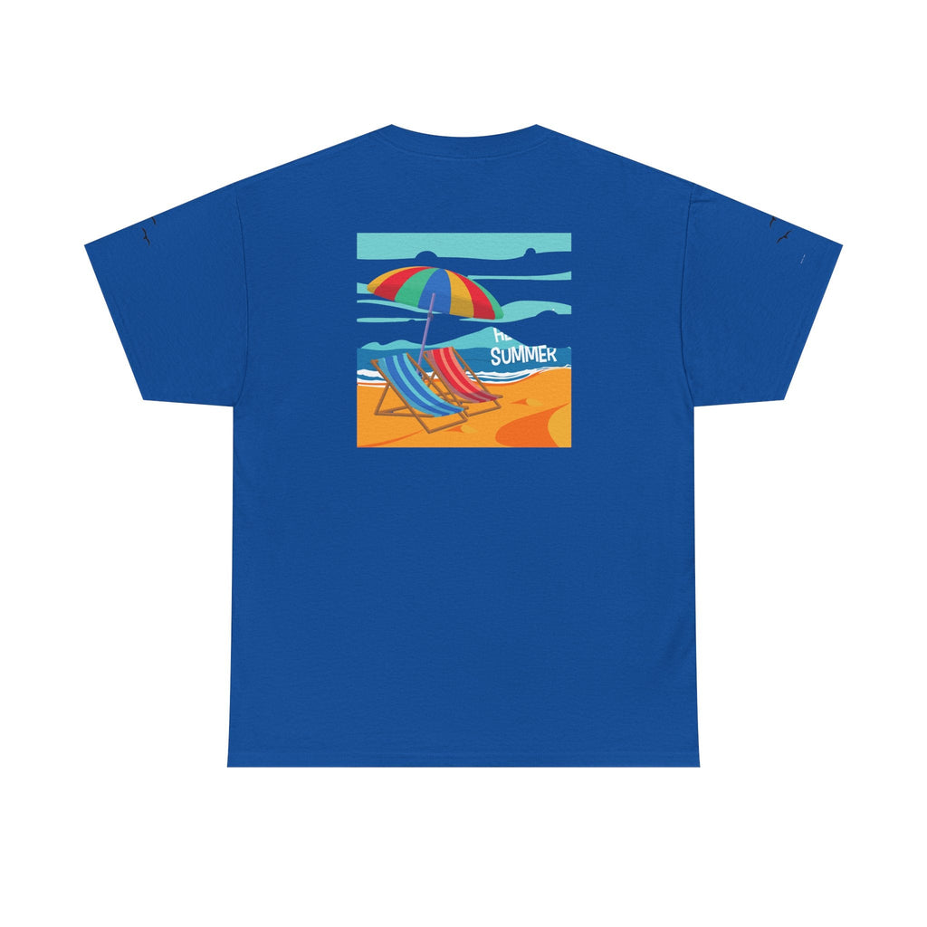 Fairfield Beach Unisex Heavy Cotton Tee, Comfortable Casual T-Shirt, Summer Vibe Shirt, Gifts for Beach Lovers, Relaxed Fit Tee - Etna Gift