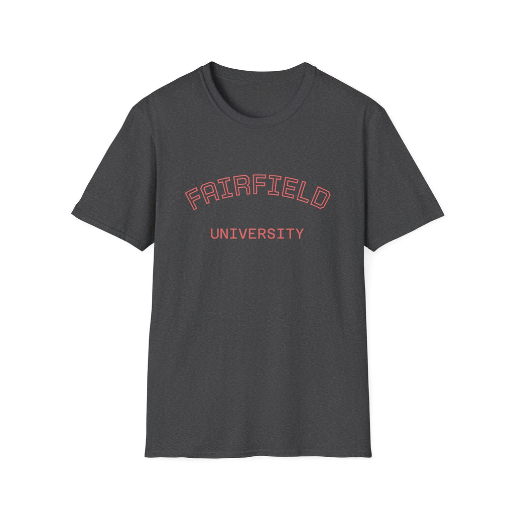 Fairfield University Whale Tee - Unisex Softstyle T-Shirt for Students, Casual Wear, Gift, Graduation, College Apparel - Etna Gift