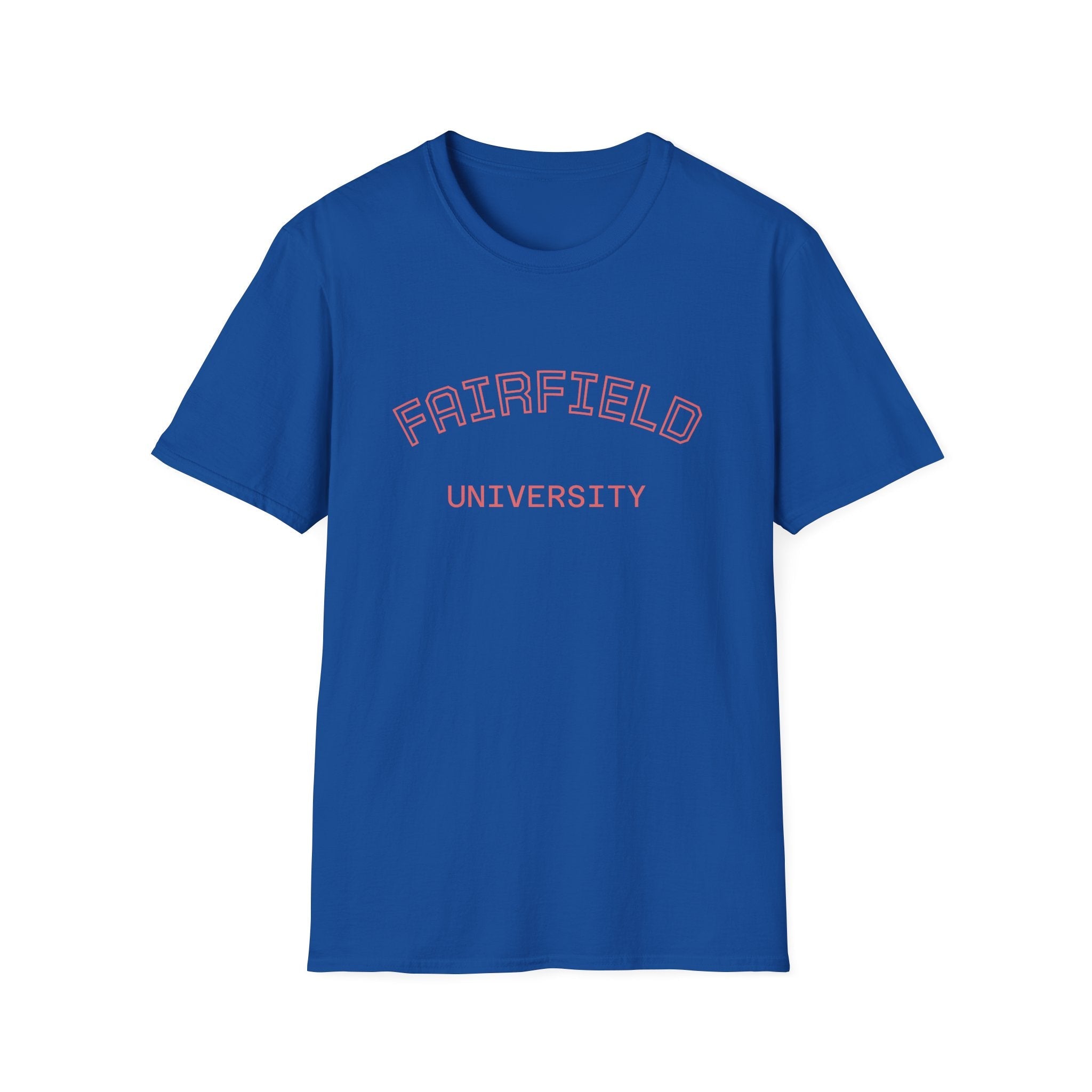 Fairfield University Whale Tee - Unisex Softstyle T-Shirt for Students, Casual Wear, Gift, Graduation, College Apparel - Etna Gift