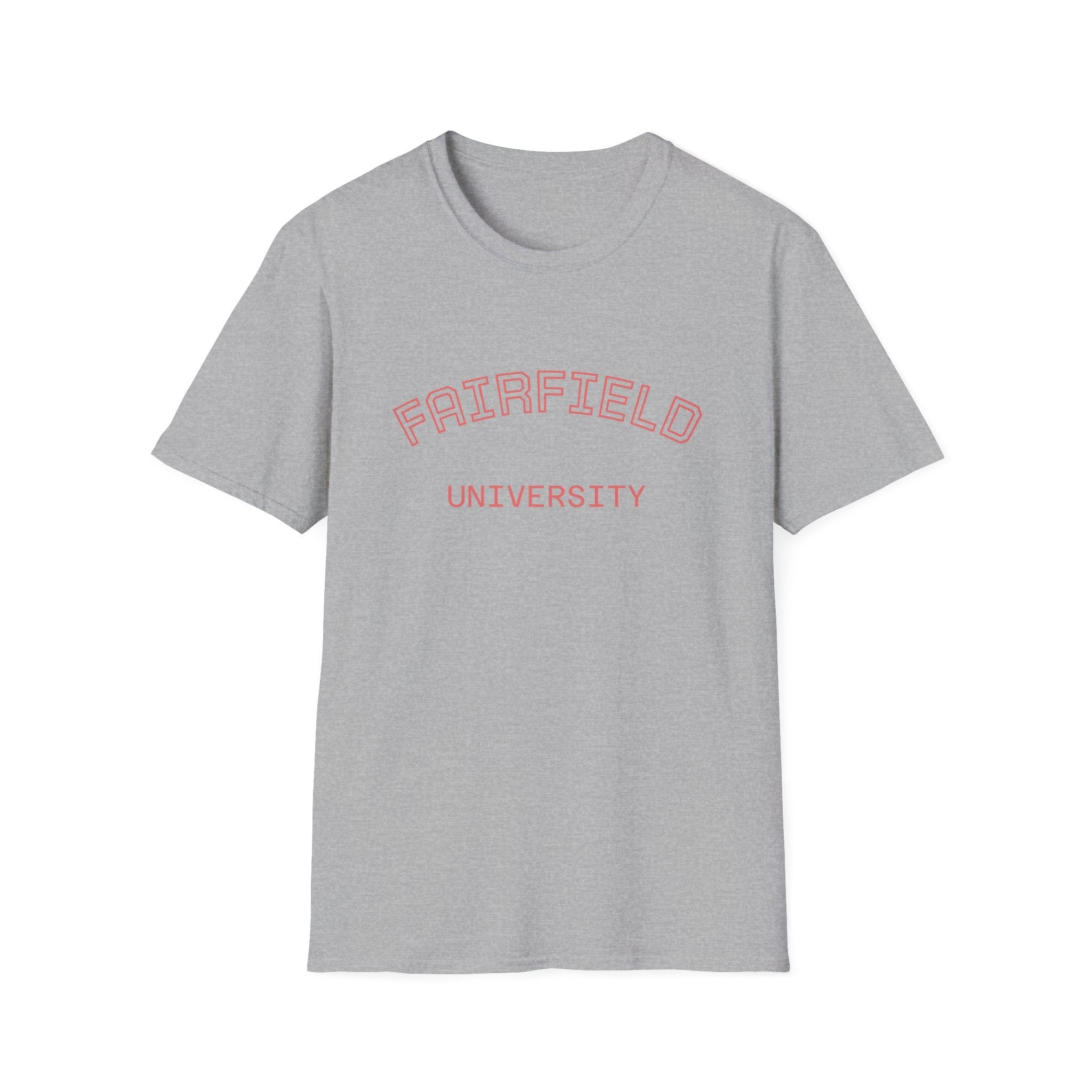 Fairfield University Whale Tee - Unisex Softstyle T-Shirt for Students, Casual Wear, Gift, Graduation, College Apparel - Etna Gift