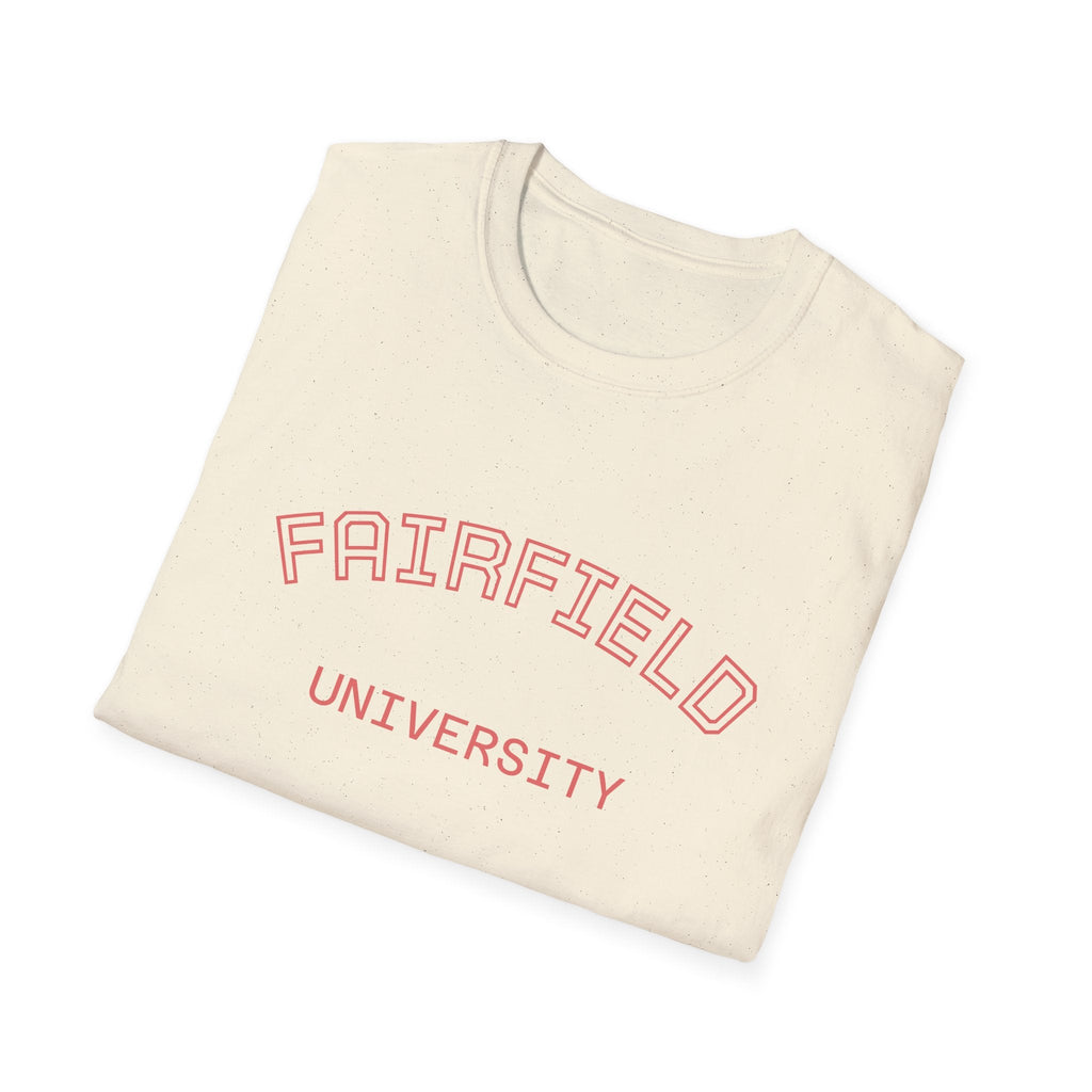 Fairfield University Whale Tee - Unisex Softstyle T-Shirt for Students, Casual Wear, Gift, Graduation, College Apparel - Etna Gift