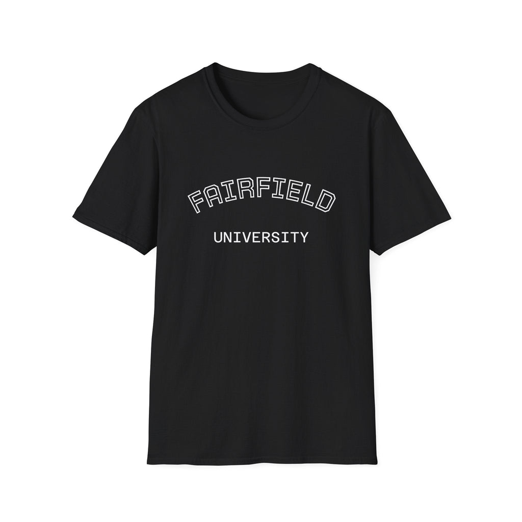 Fairfield University Whale Tee - Unisex Softstyle T-Shirt for Students, Casual Wear, Gift, Graduation, College Apparel - Etna Gift