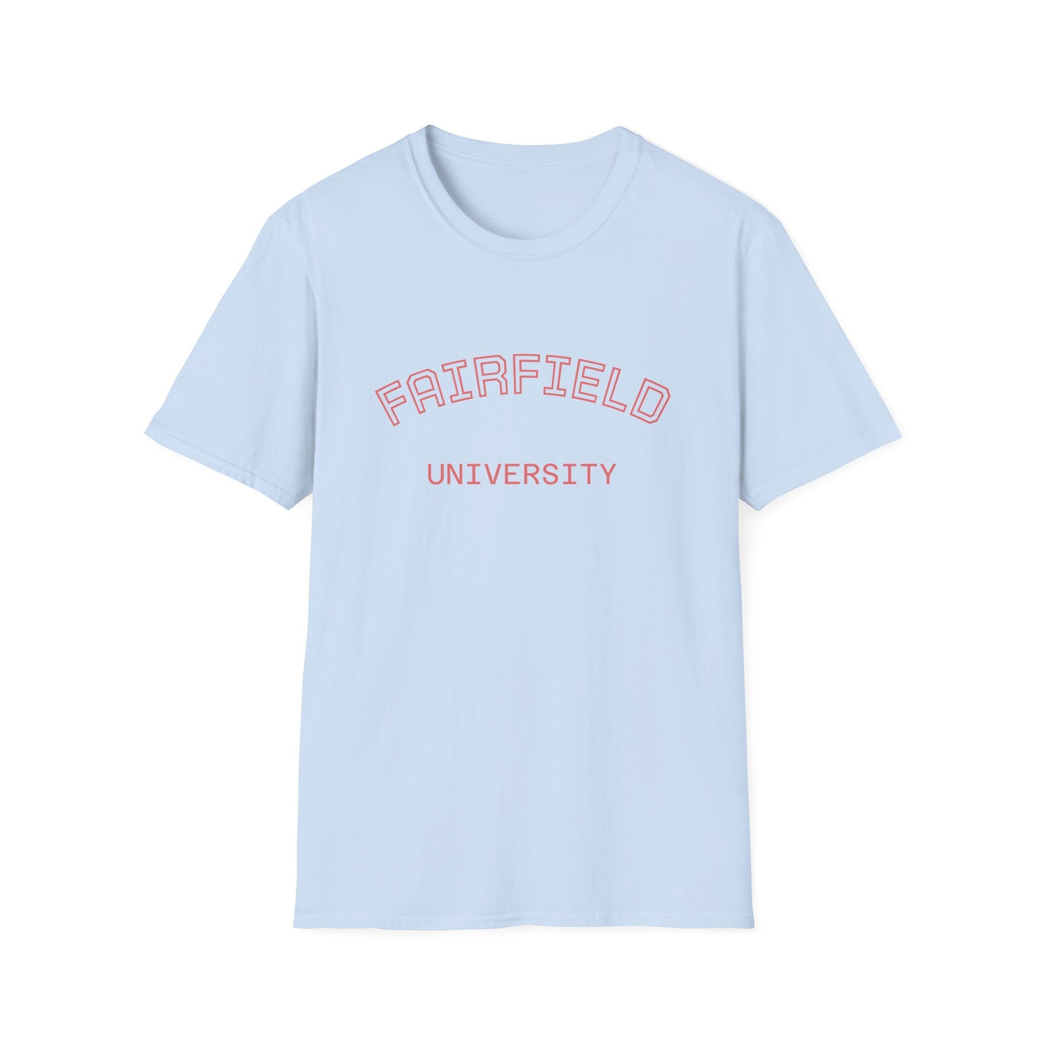 Fairfield University Whale Tee - Unisex Softstyle T-Shirt for Students, Casual Wear, Gift, Graduation, College Apparel - Etna Gift