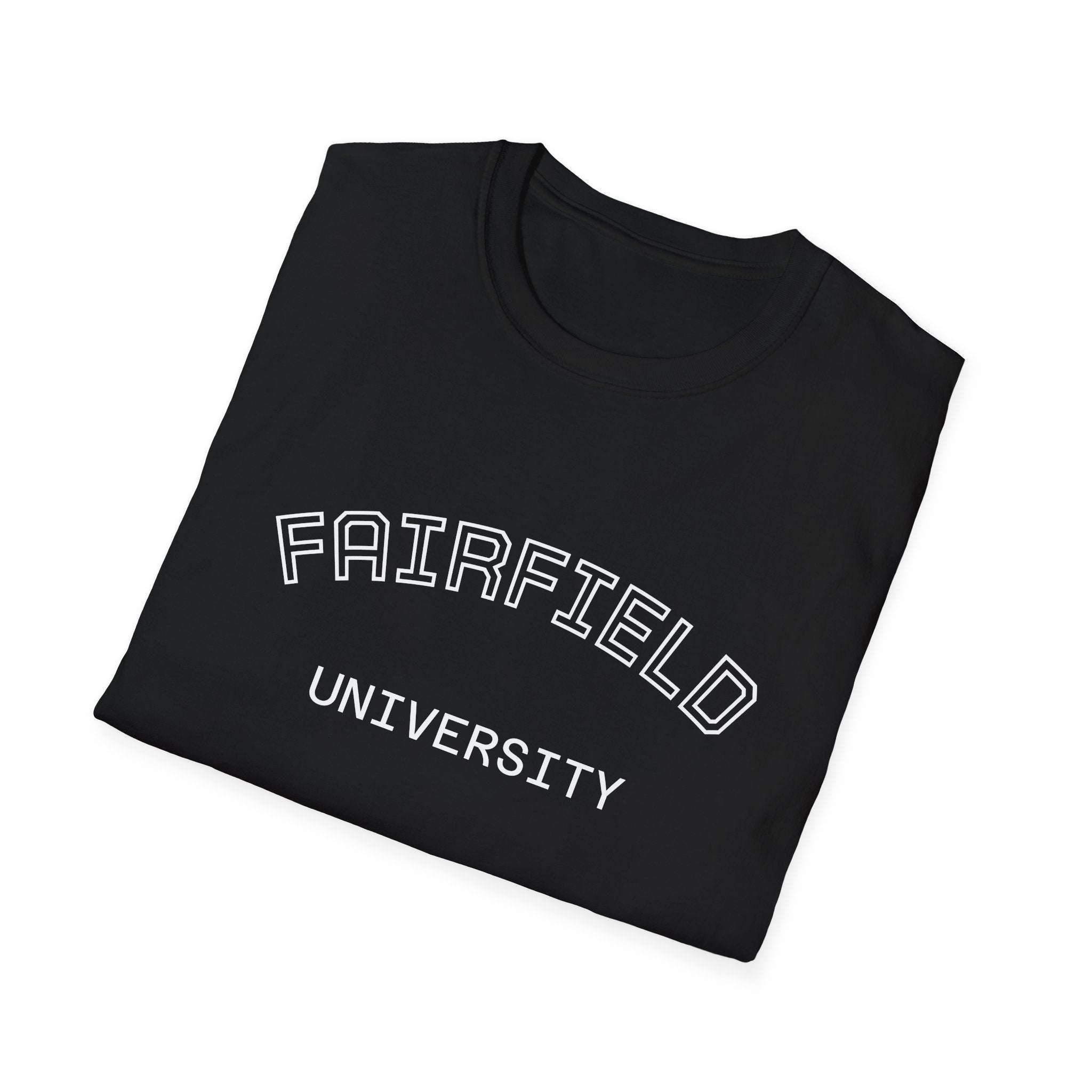 Fairfield University Whale Tee - Unisex Softstyle T-Shirt for Students, Casual Wear, Gift, Graduation, College Apparel - Etna Gift