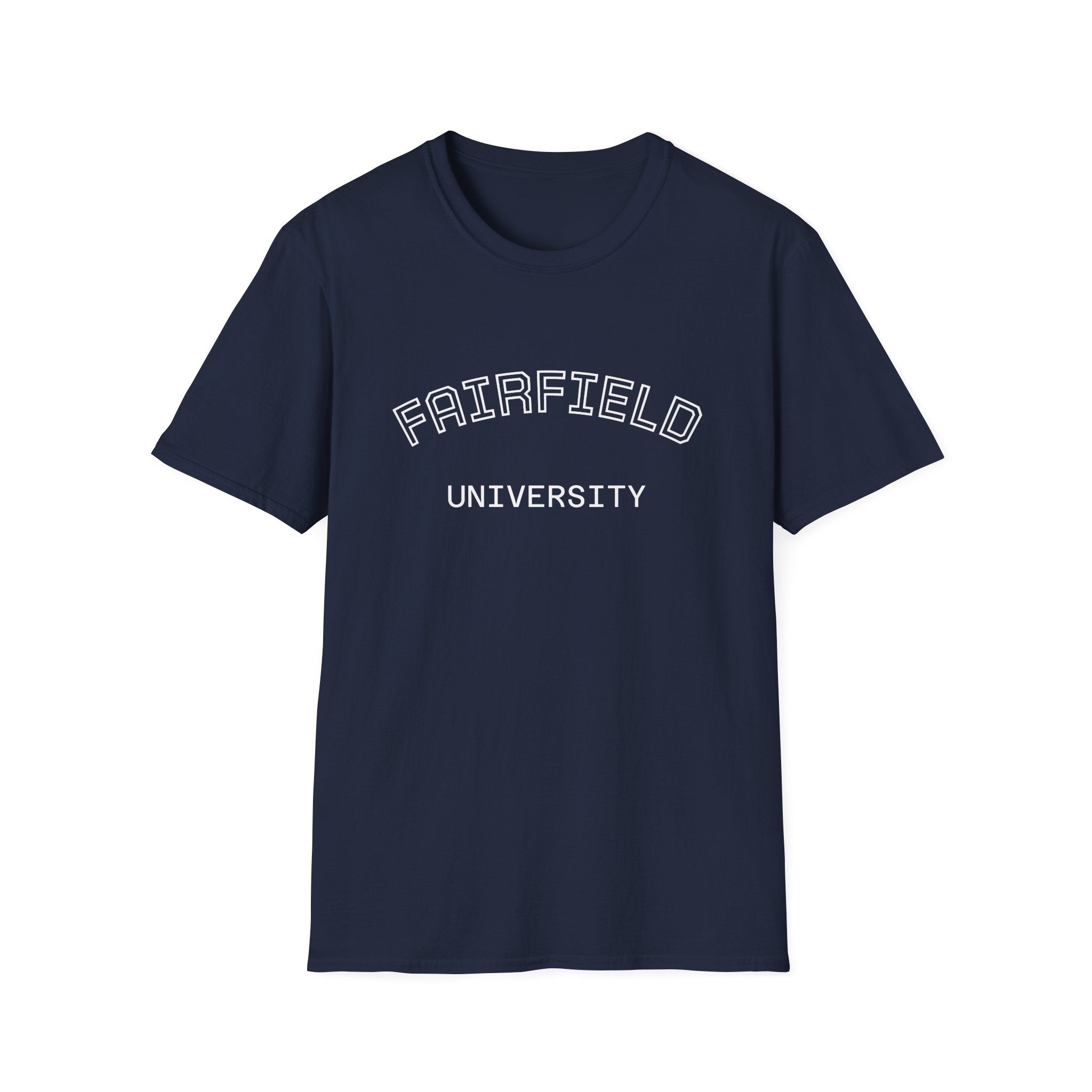 Fairfield University Whale Tee - Unisex Softstyle T-Shirt for Students, Casual Wear, Gift, Graduation, College Apparel - Etna Gift