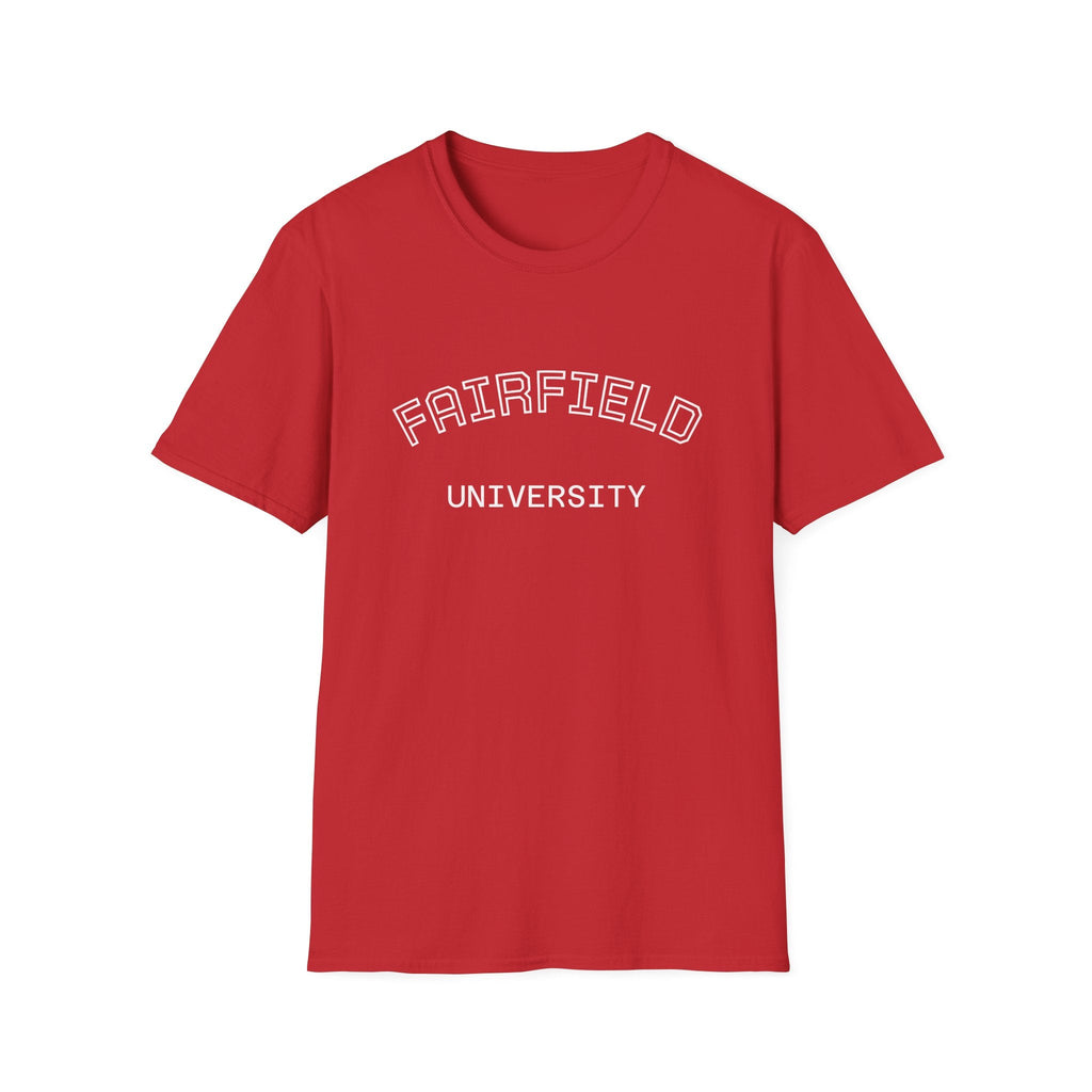 Fairfield University Whale Tee - Unisex Softstyle T-Shirt for Students, Casual Wear, Gift, Graduation, College Apparel - Etna Gift