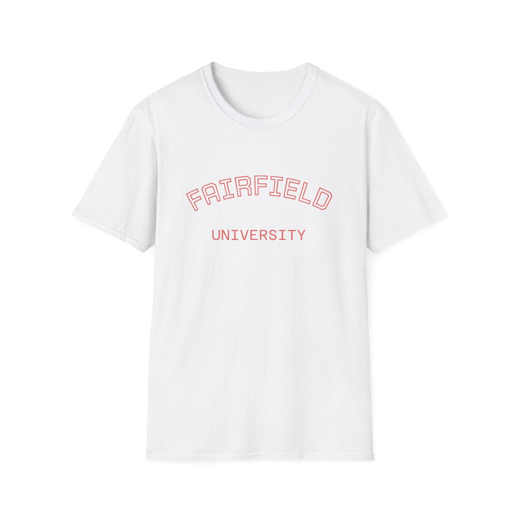 Fairfield University Whale Tee - Unisex Softstyle T-Shirt for Students, Casual Wear, Gift, Graduation, College Apparel - Etna Gift