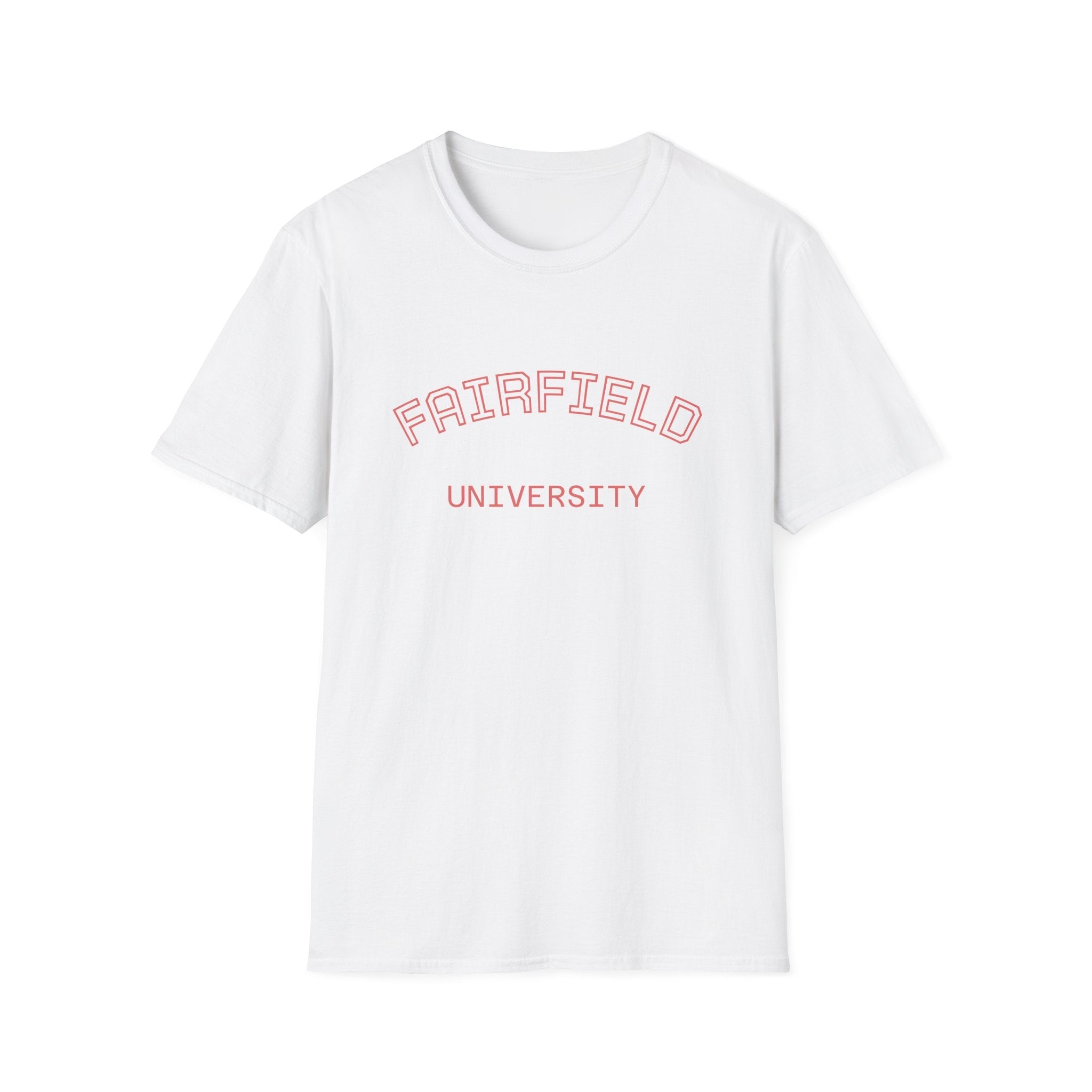 Fairfield University Whale Tee - Unisex Softstyle T-Shirt for Students, Casual Wear, Gift, Graduation, College Apparel - Etna Gift