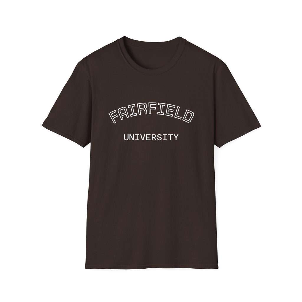 Fairfield University Whale Tee - Unisex Softstyle T-Shirt for Students, Casual Wear, Gift, Graduation, College Apparel - Etna Gift