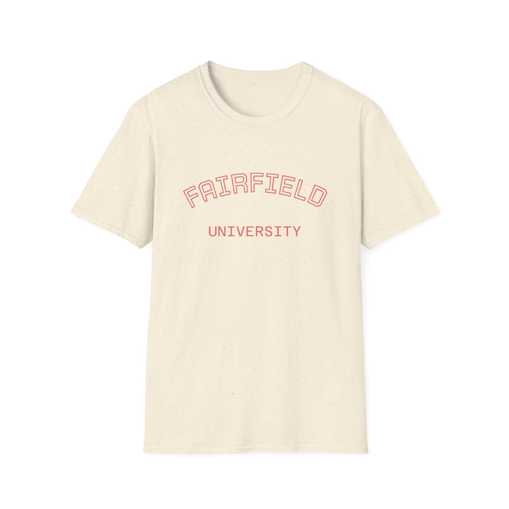 Fairfield University Whale Tee - Unisex Softstyle T-Shirt for Students, Casual Wear, Gift, Graduation, College Apparel - Etna Gift