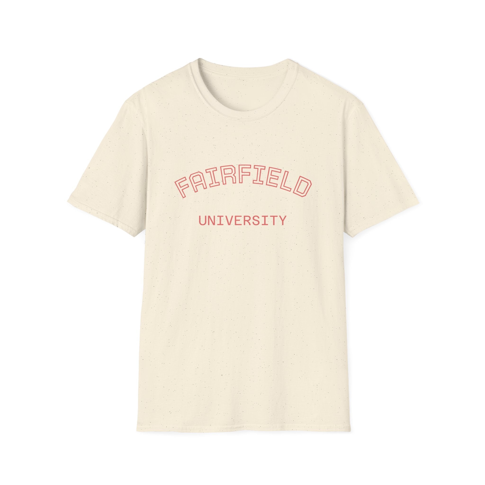 Fairfield University Whale Tee - Unisex Softstyle T-Shirt for Students, Casual Wear, Gift, Graduation, College Apparel - Etna Gift