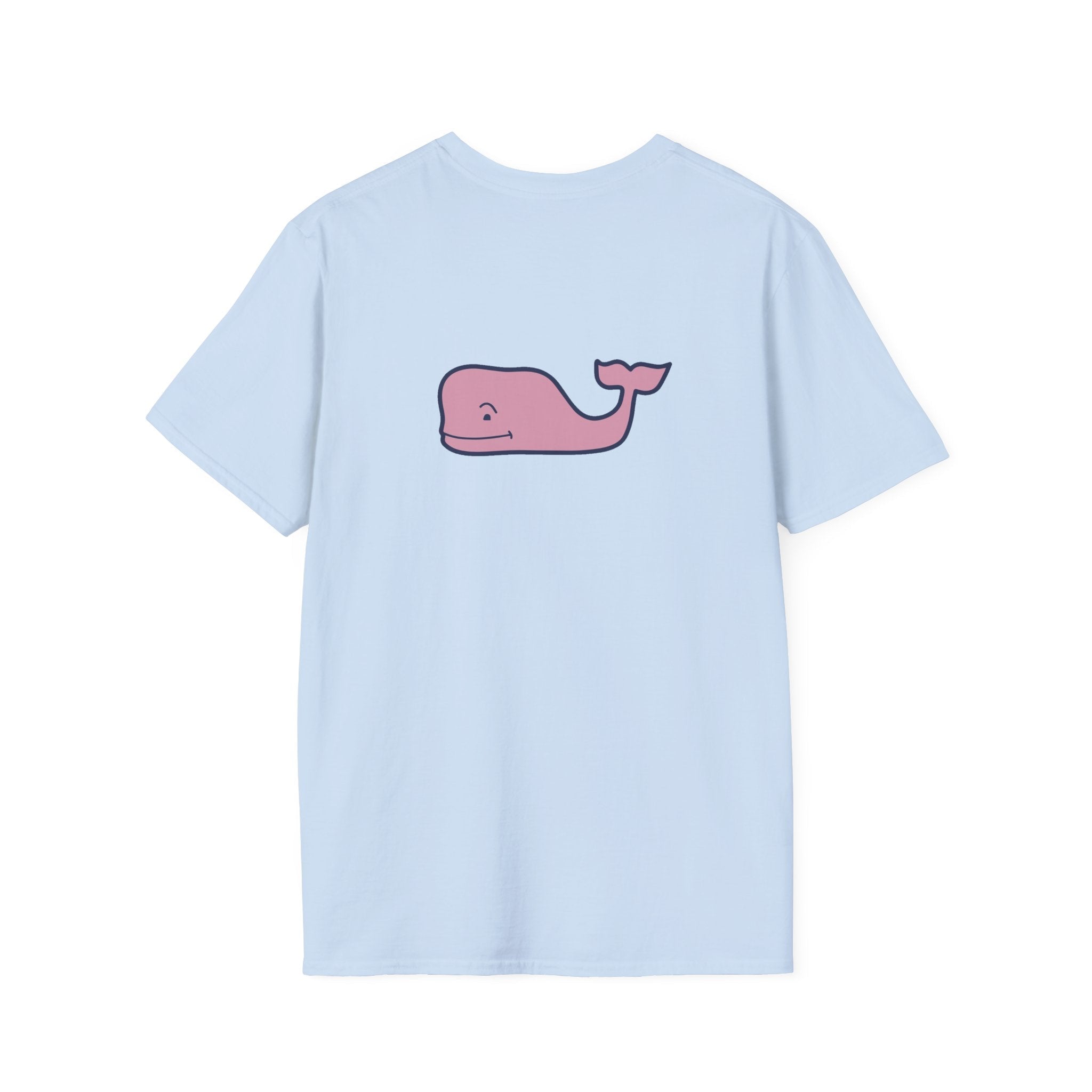 Fairfield University Whale Tee - Unisex Softstyle T-Shirt for Students, Casual Wear, Gift, Graduation, College Apparel - Etna Gift