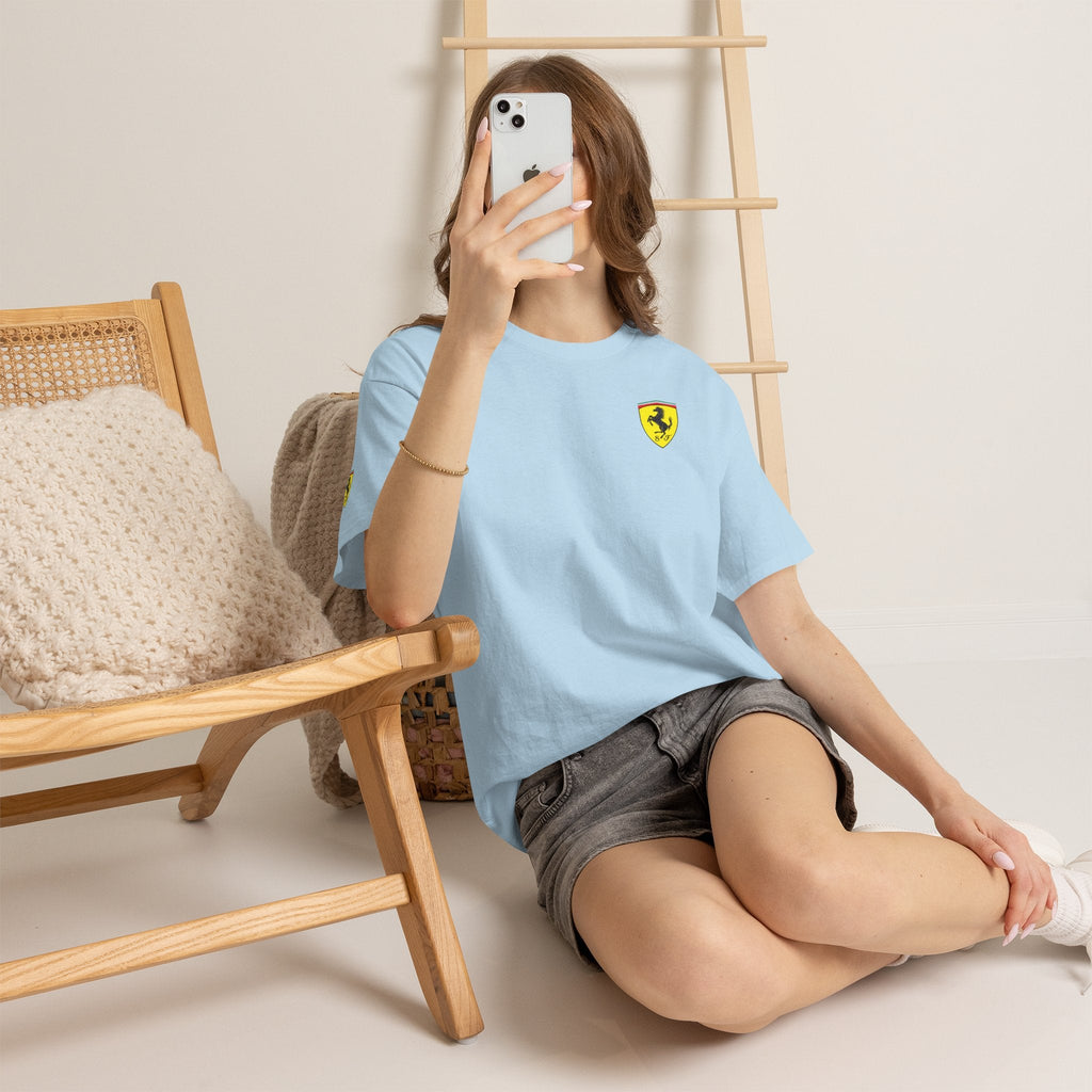 Ferrari Graphic Tee — Classic Racing Logo T-Shirt - Etna Gift