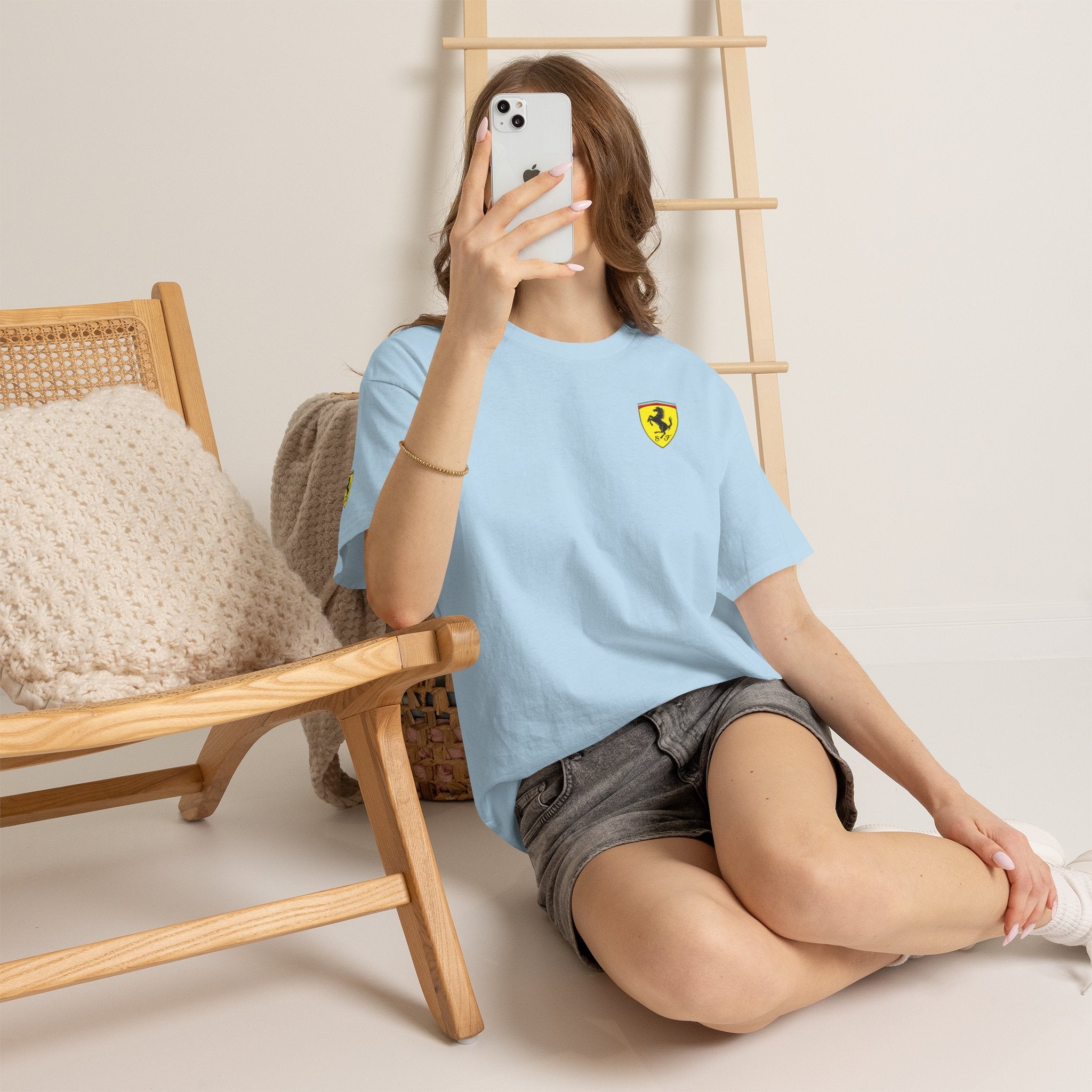 Ferrari Graphic Tee — Classic Racing Logo T-Shirt - Etna Gift